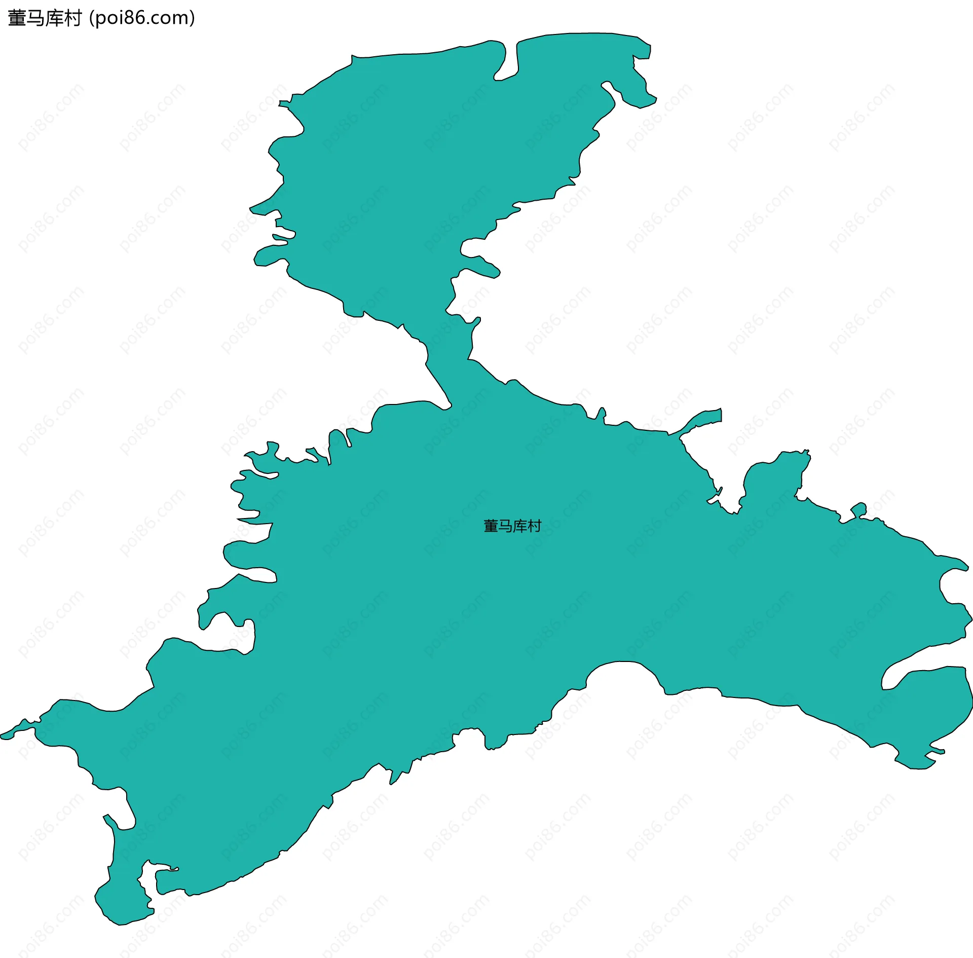 董马库村边界地图