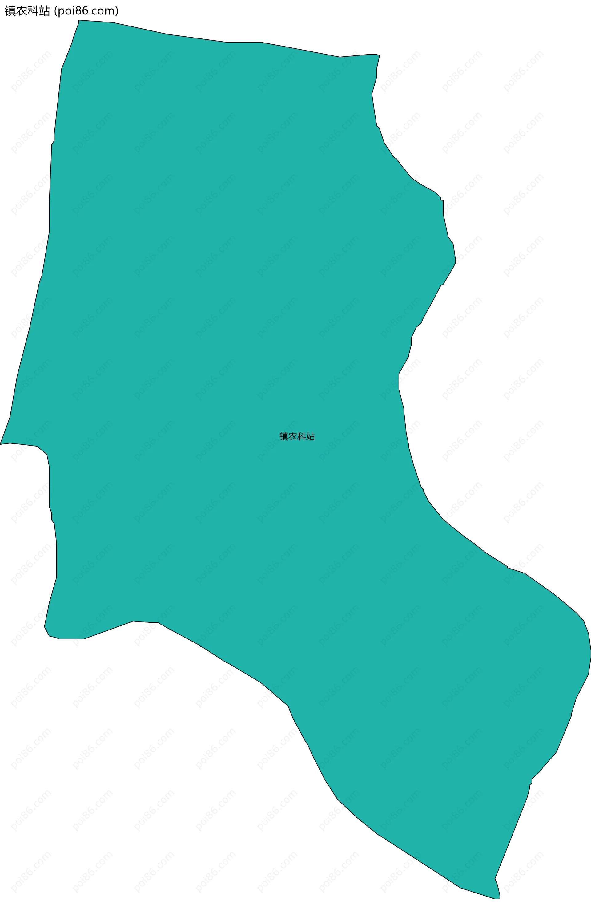 镇农科站边界地图