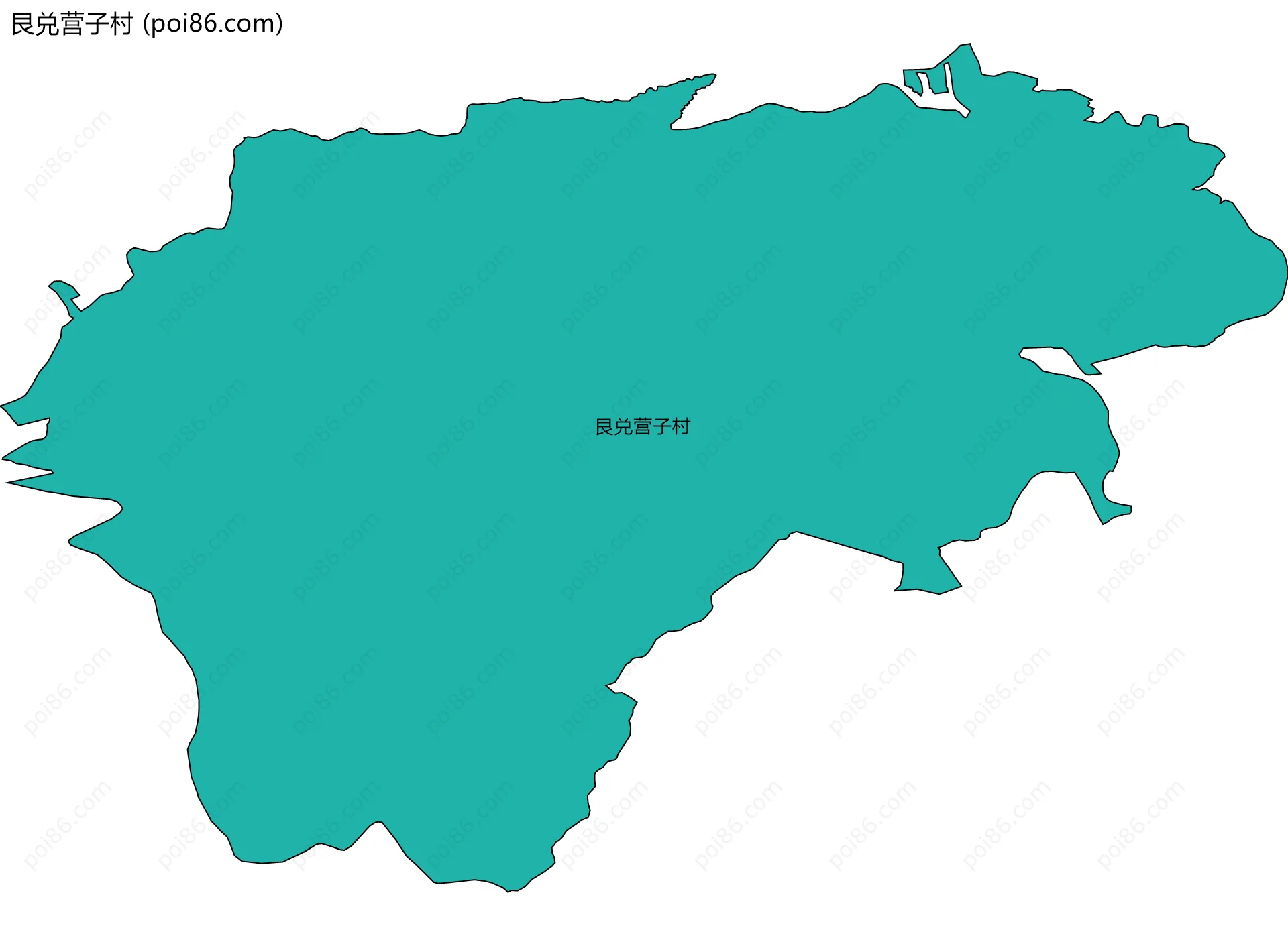 艮兑营子村边界地图