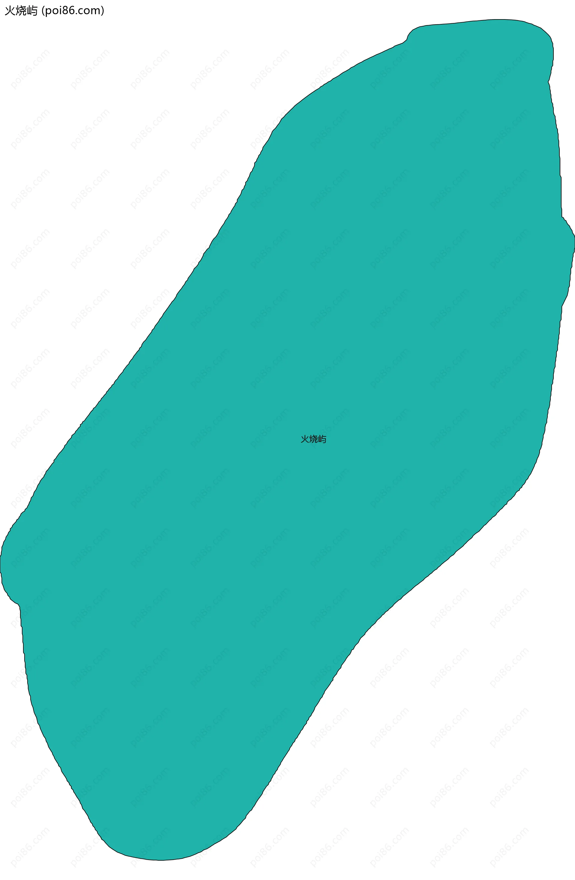 火烧屿边界地图