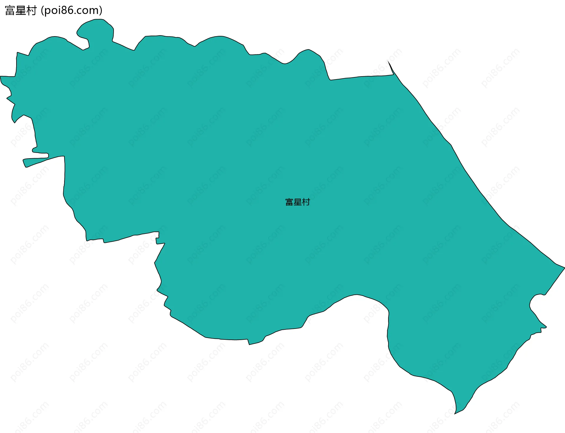 富星村边界地图
