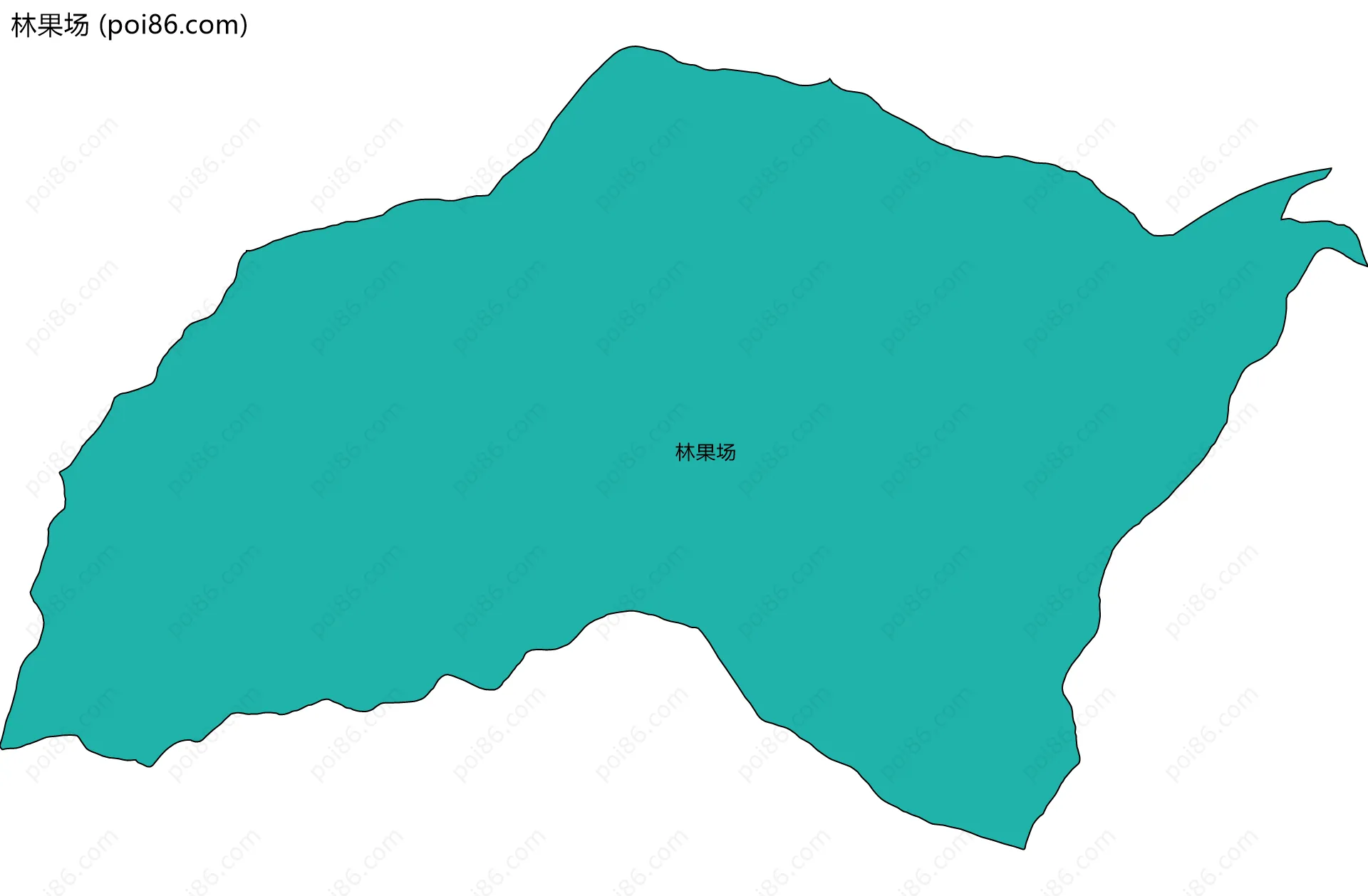 林果场边界地图