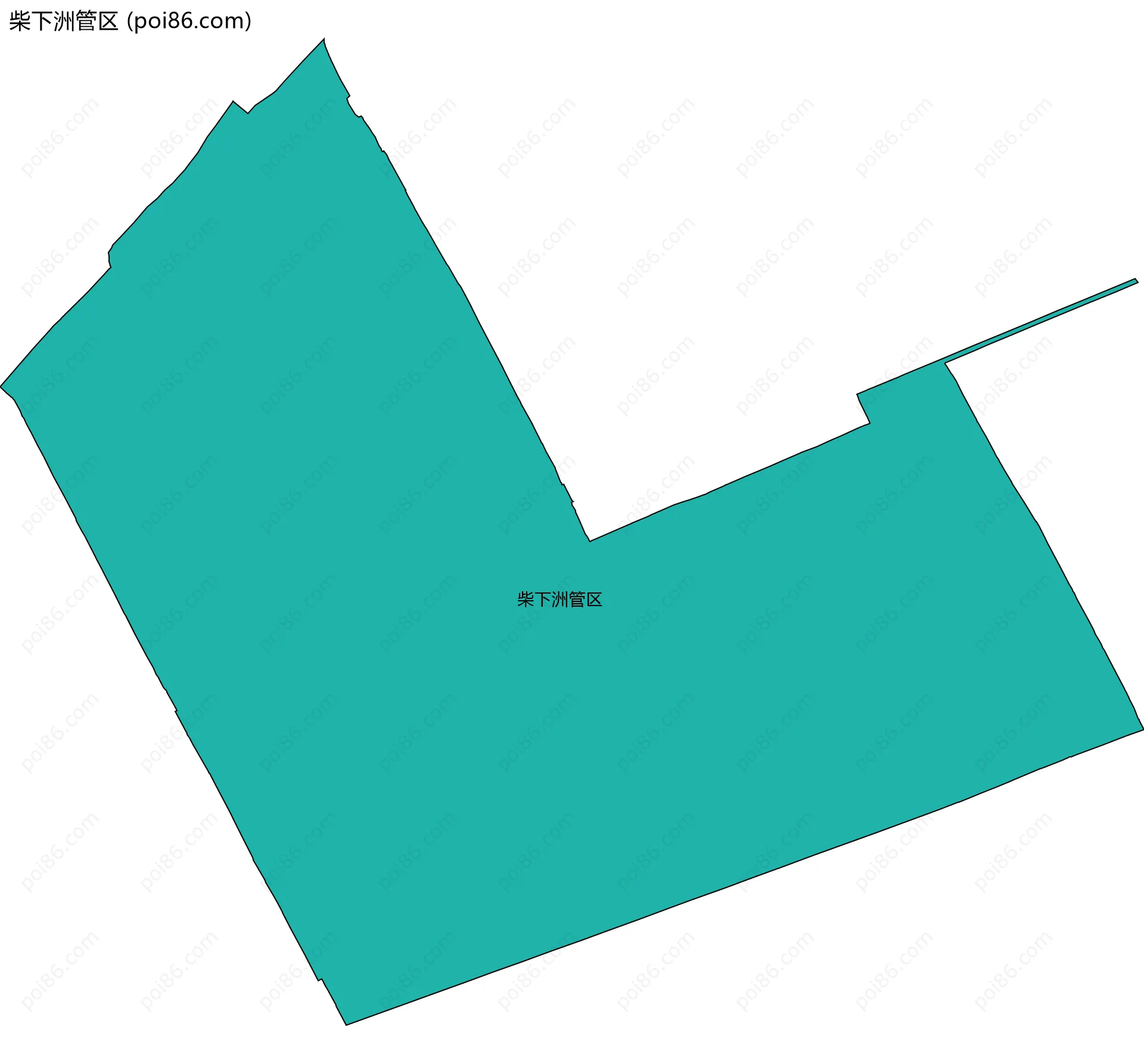 柴下洲管区边界地图