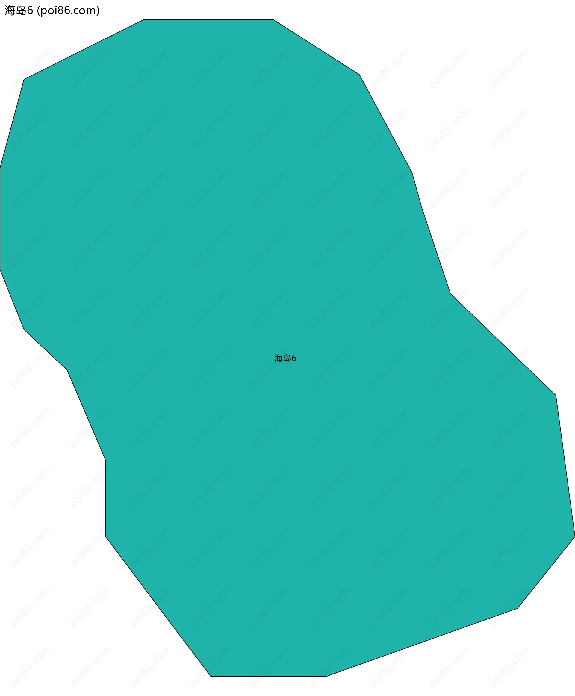 海岛6边界地图