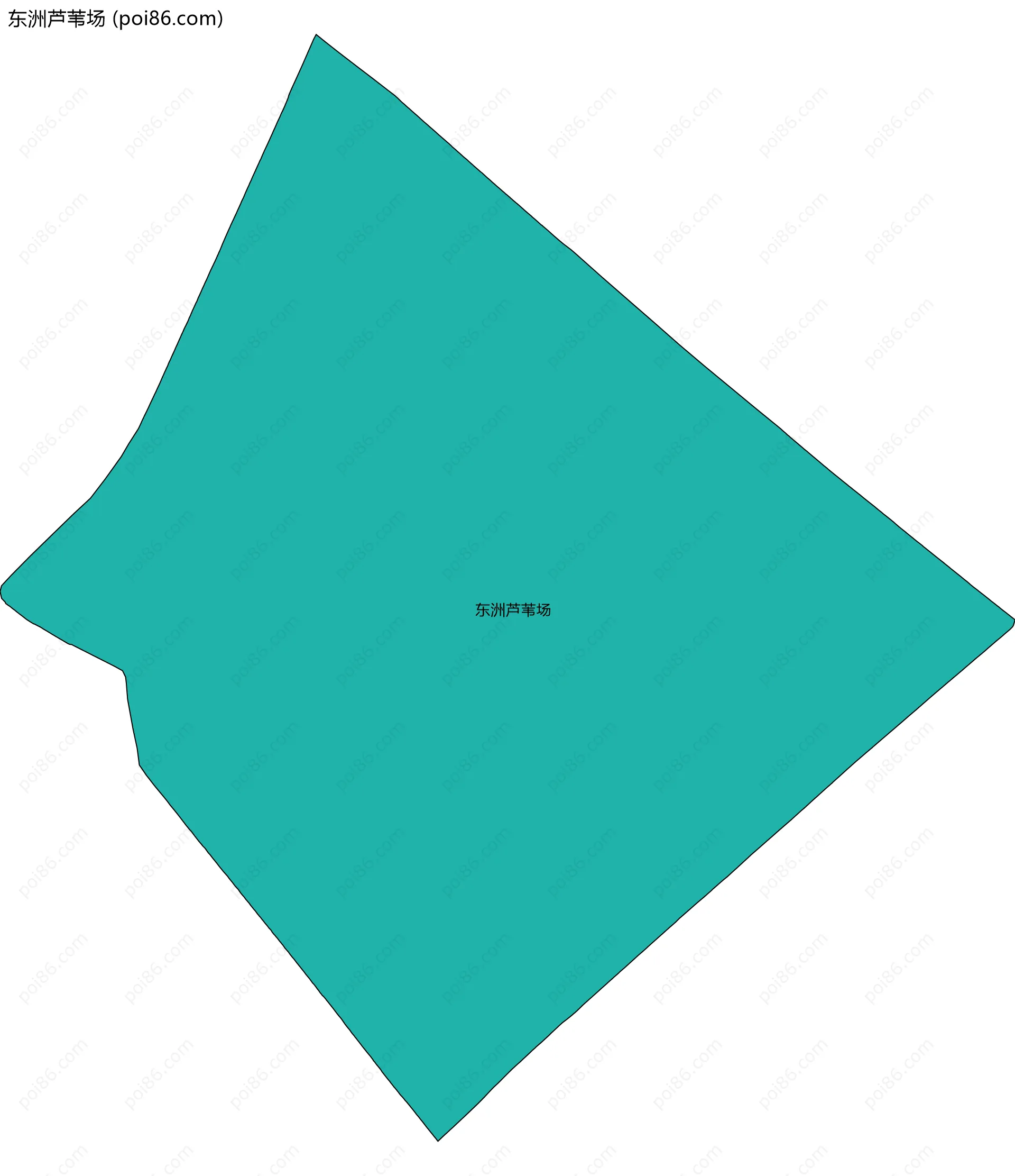 东洲芦苇场边界地图