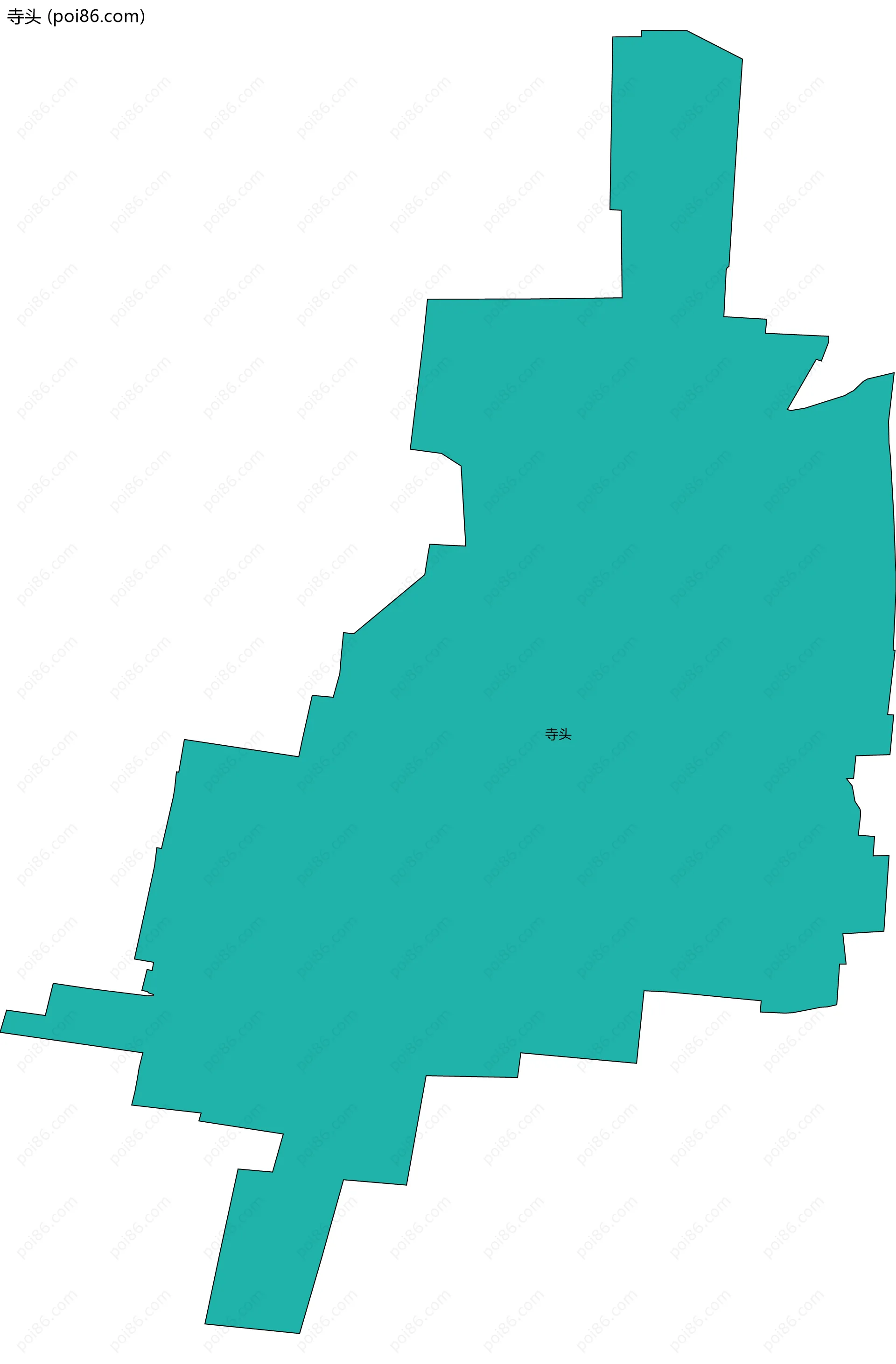 寺头边界地图