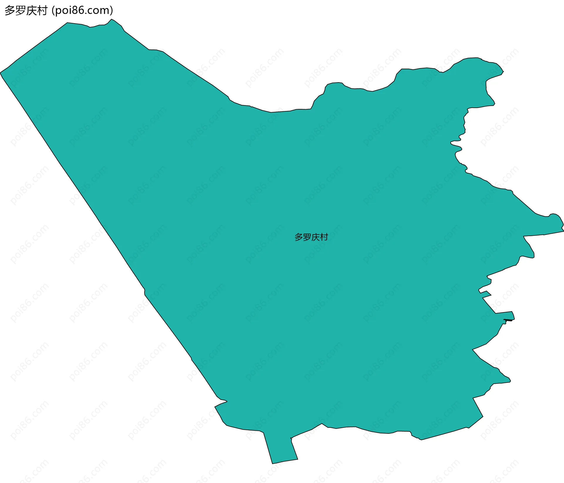 多罗庆村边界地图