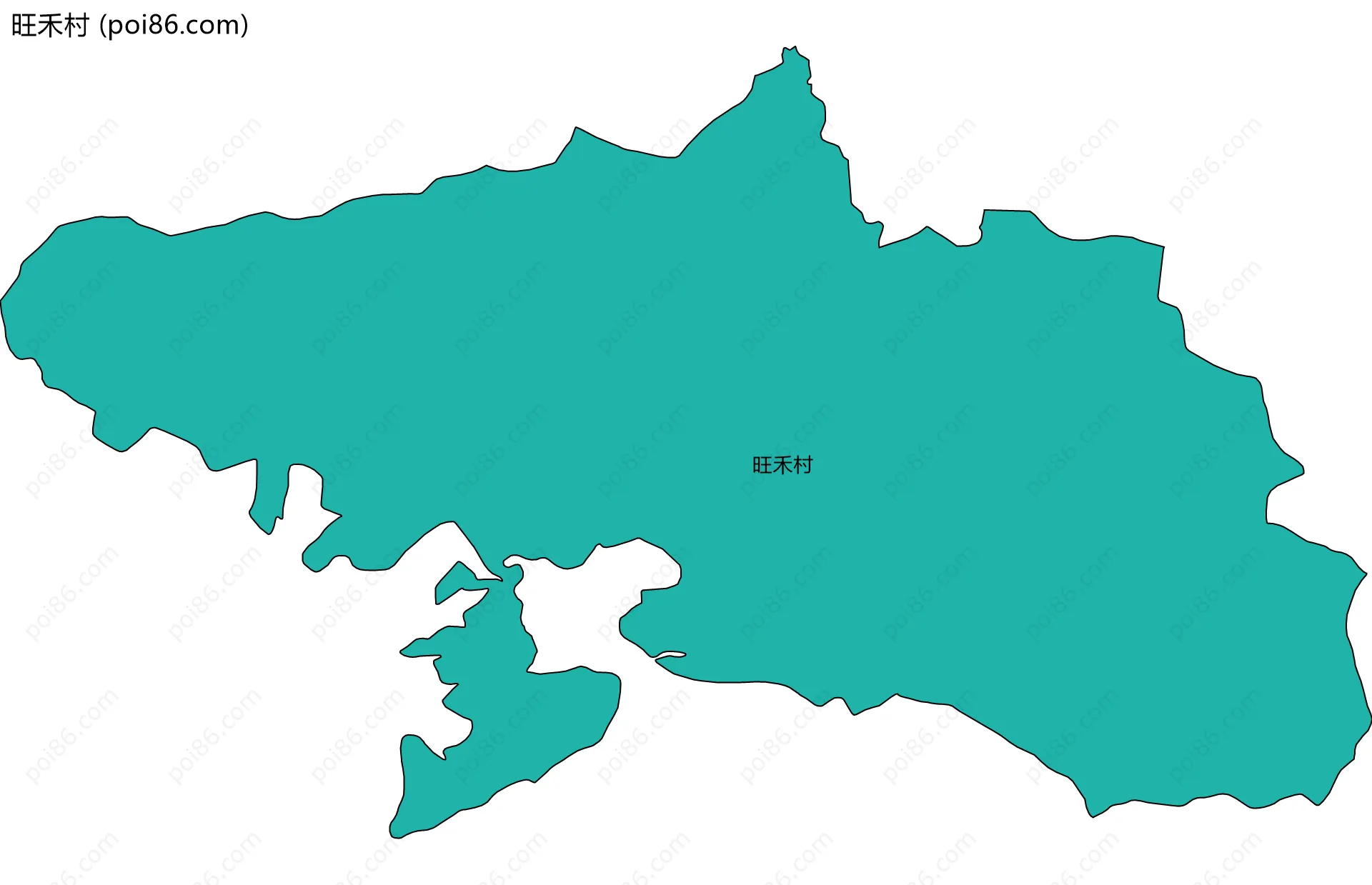 旺禾村边界地图