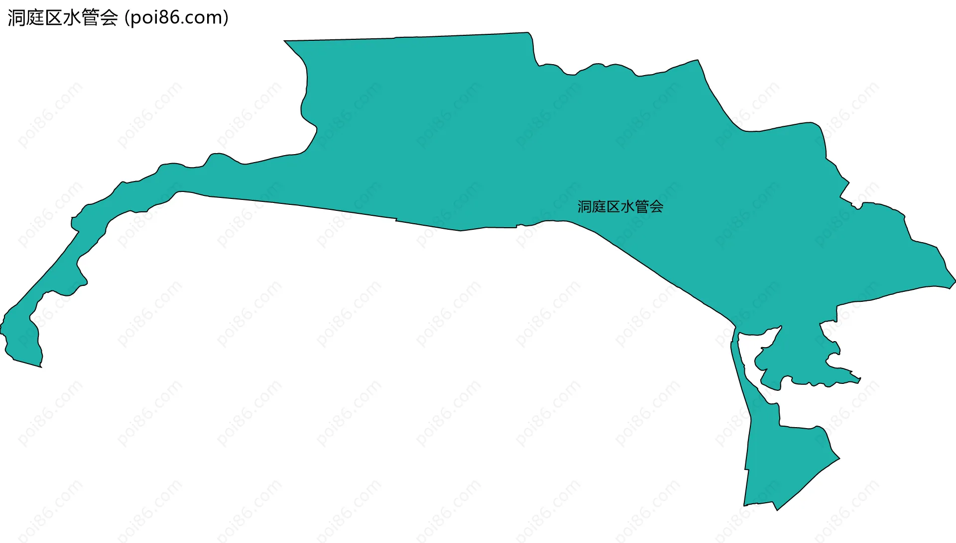 洞庭区水管会边界地图