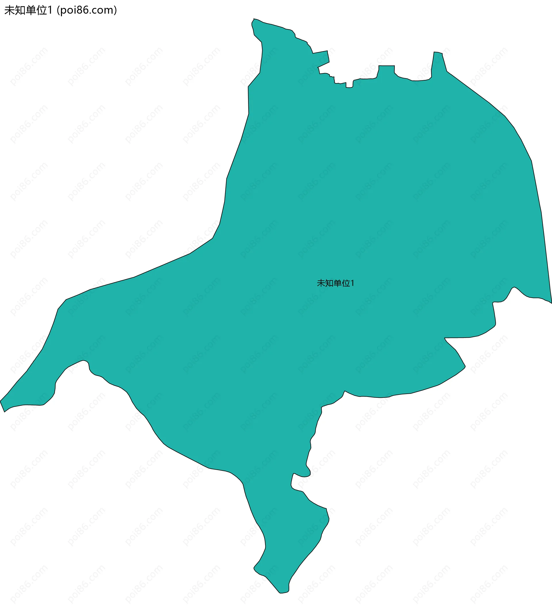 未知单位1边界地图