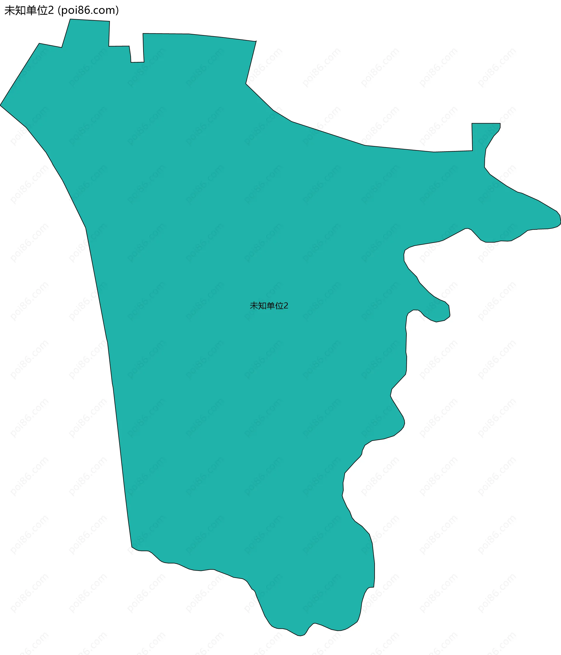 未知单位2边界地图