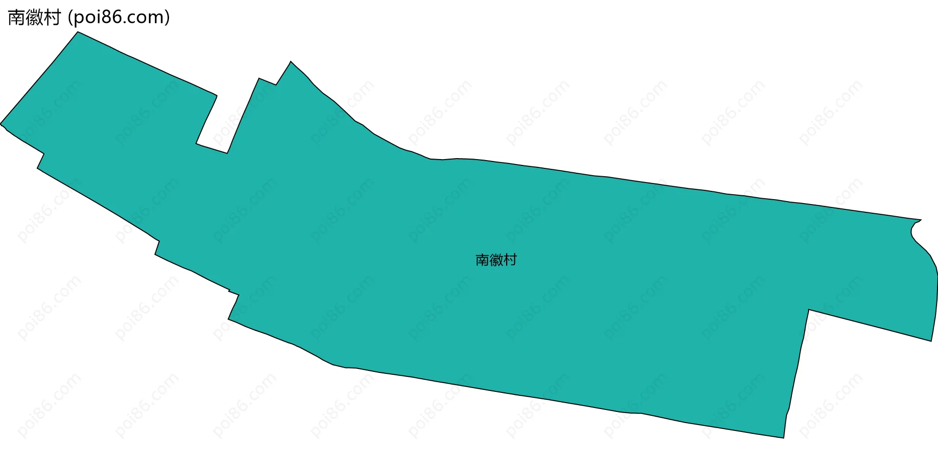 南徽村边界地图