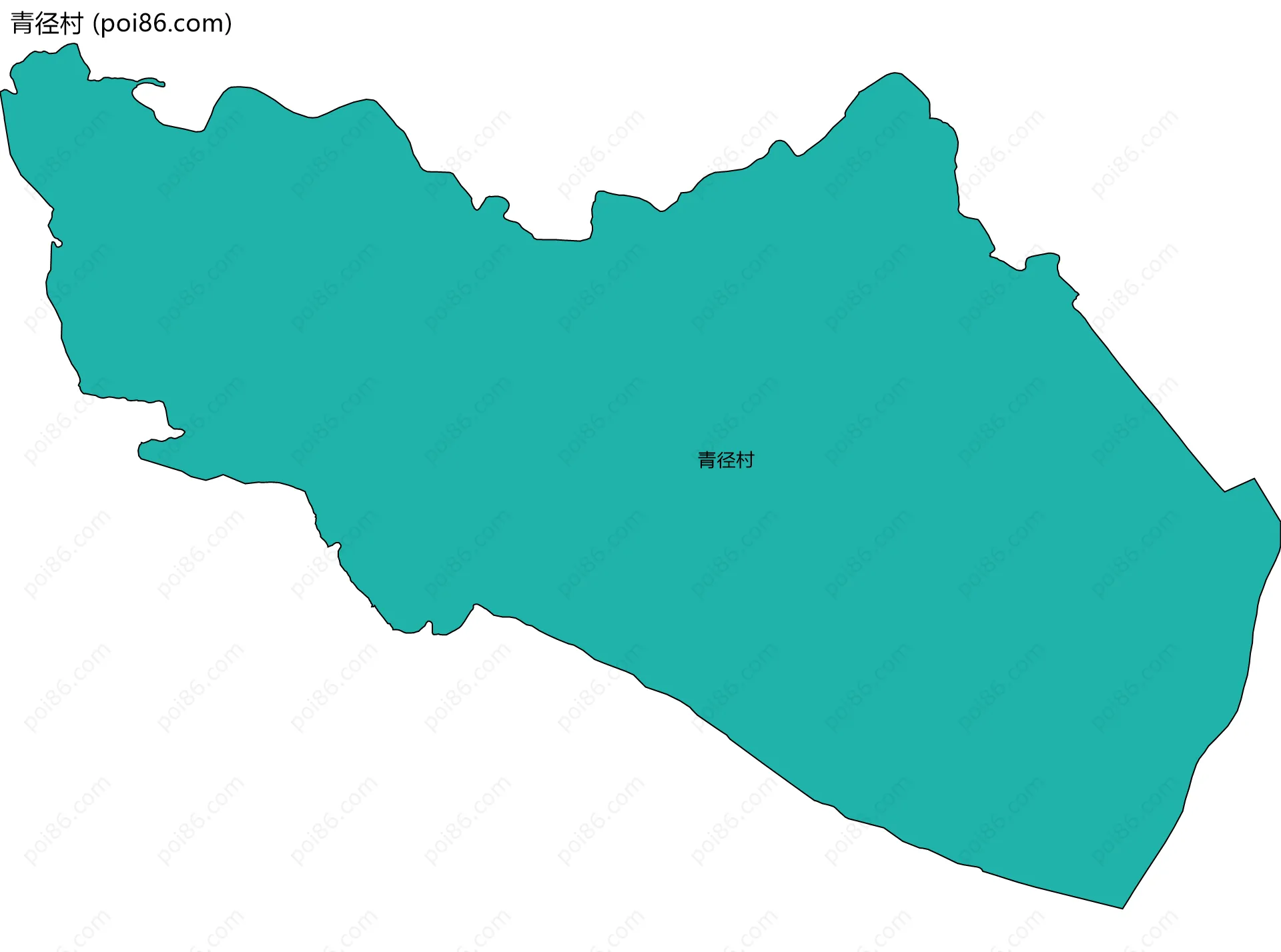 青径村边界地图