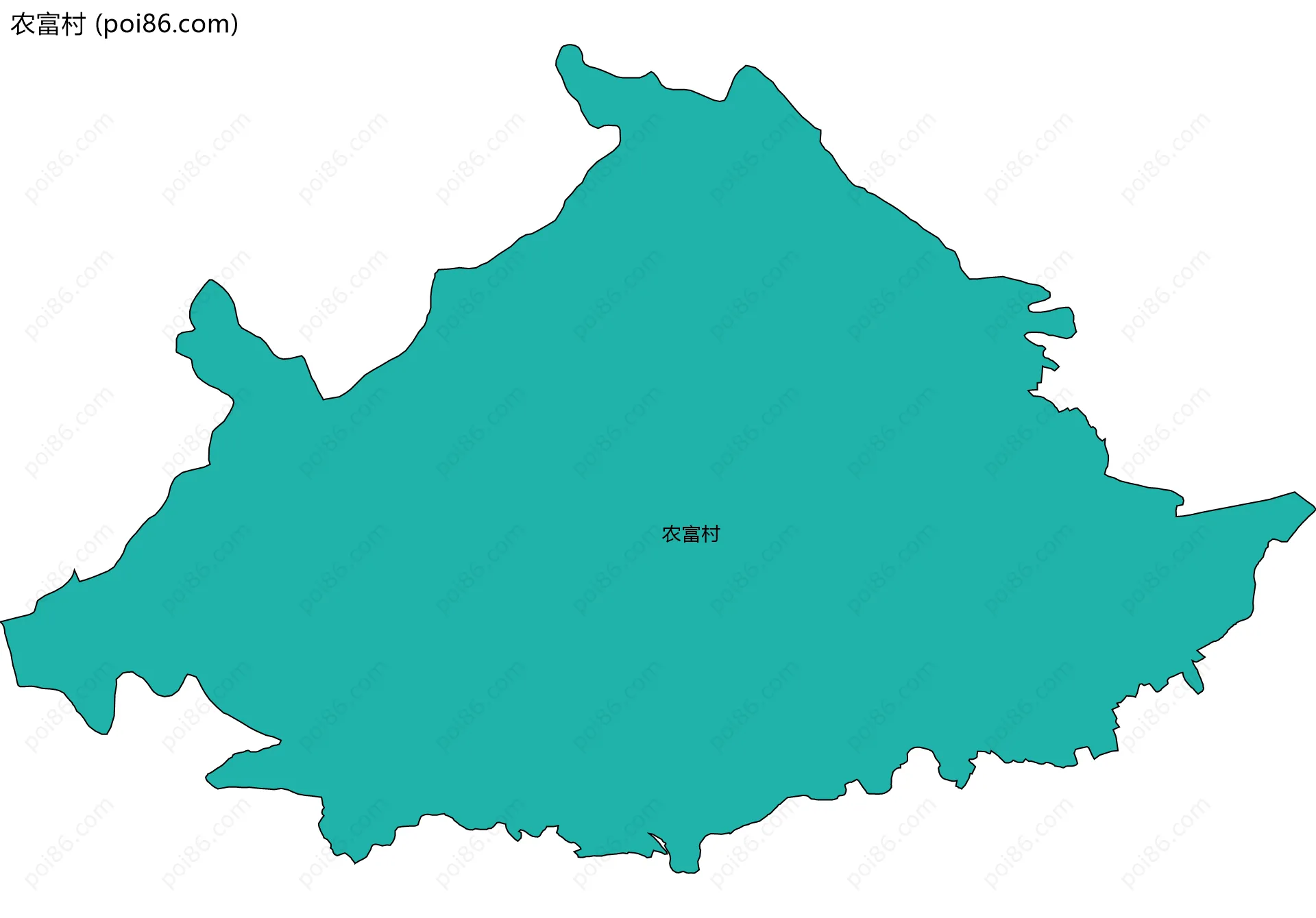 农富村边界地图