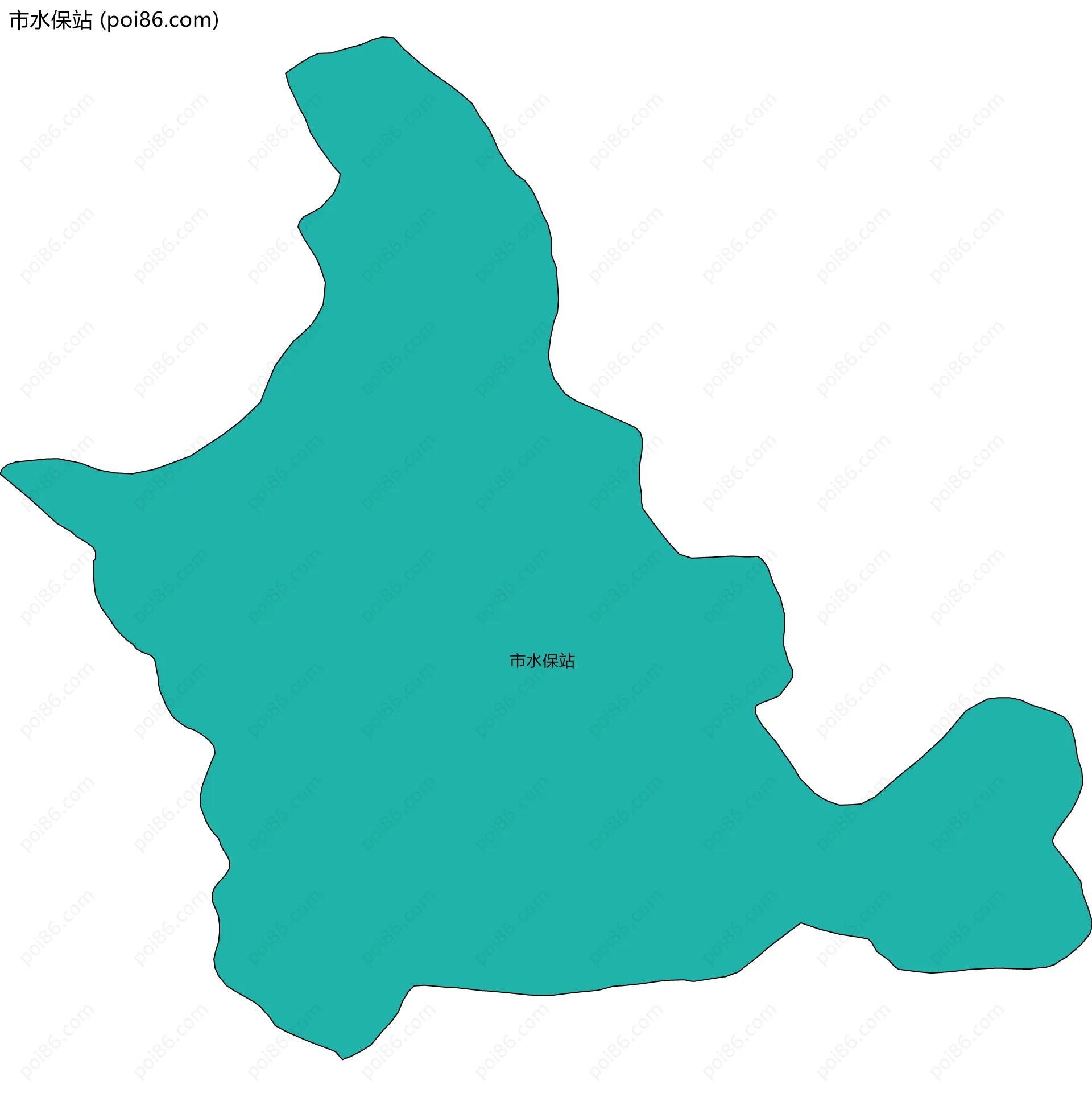 市水保站边界地图