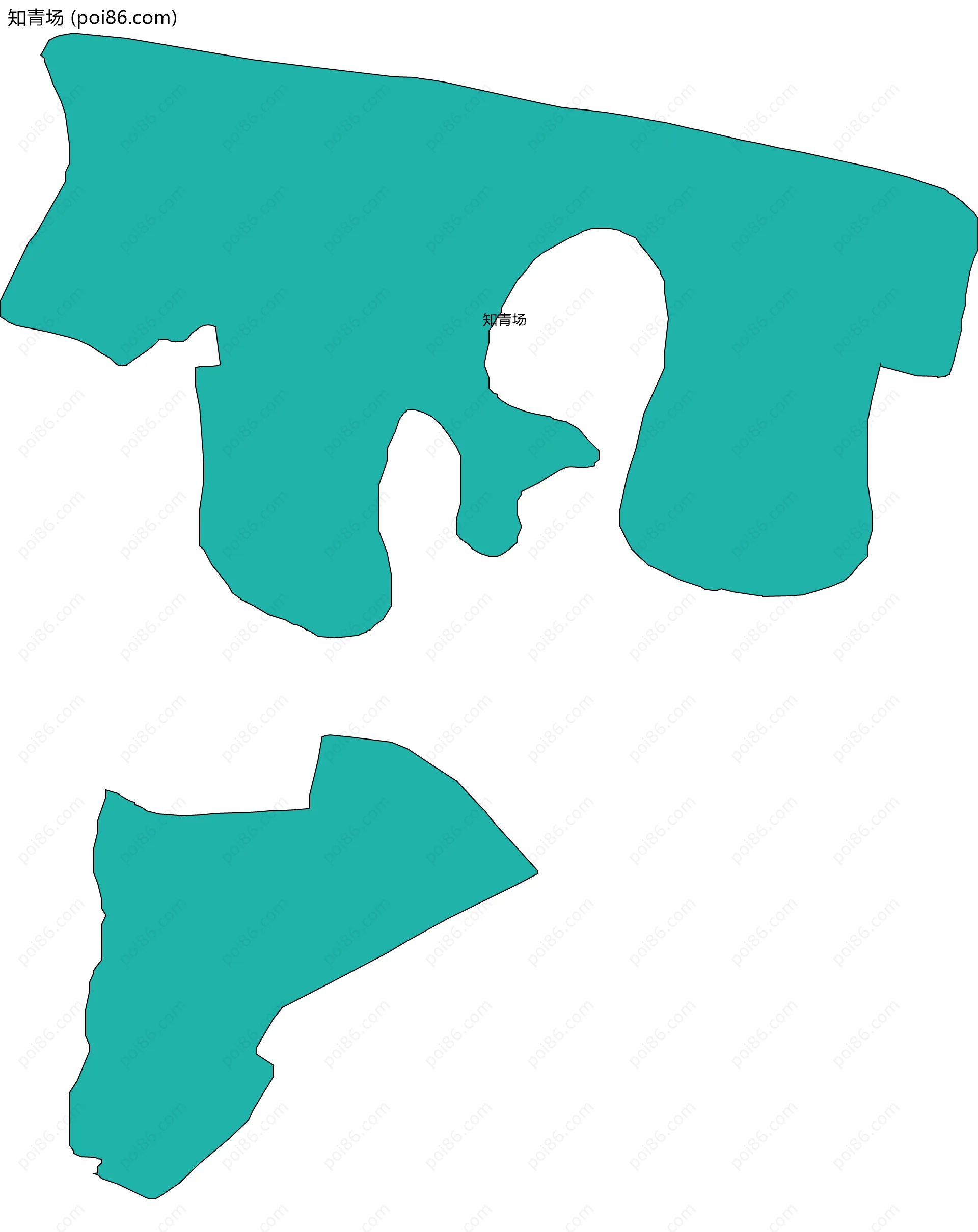 知青场边界地图