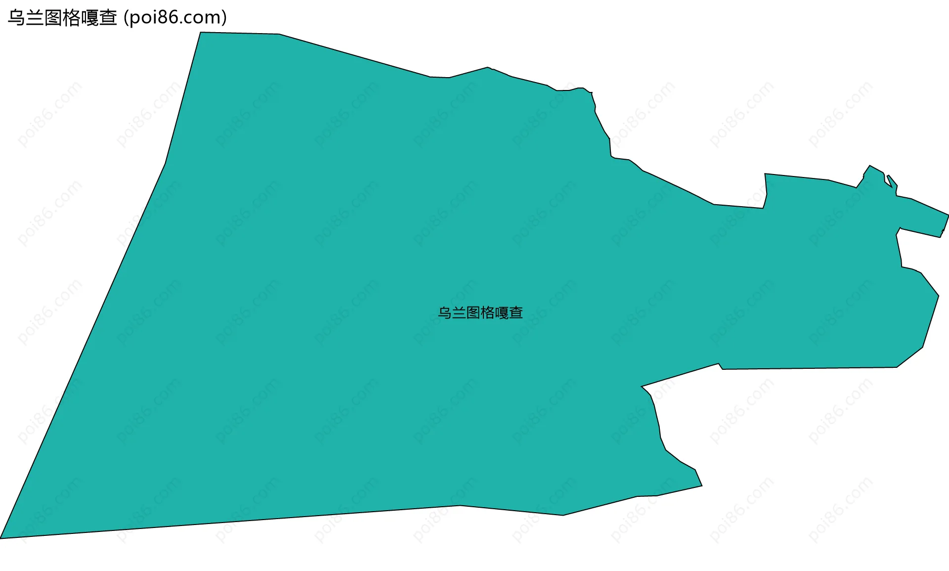 乌兰图格嘎查边界地图