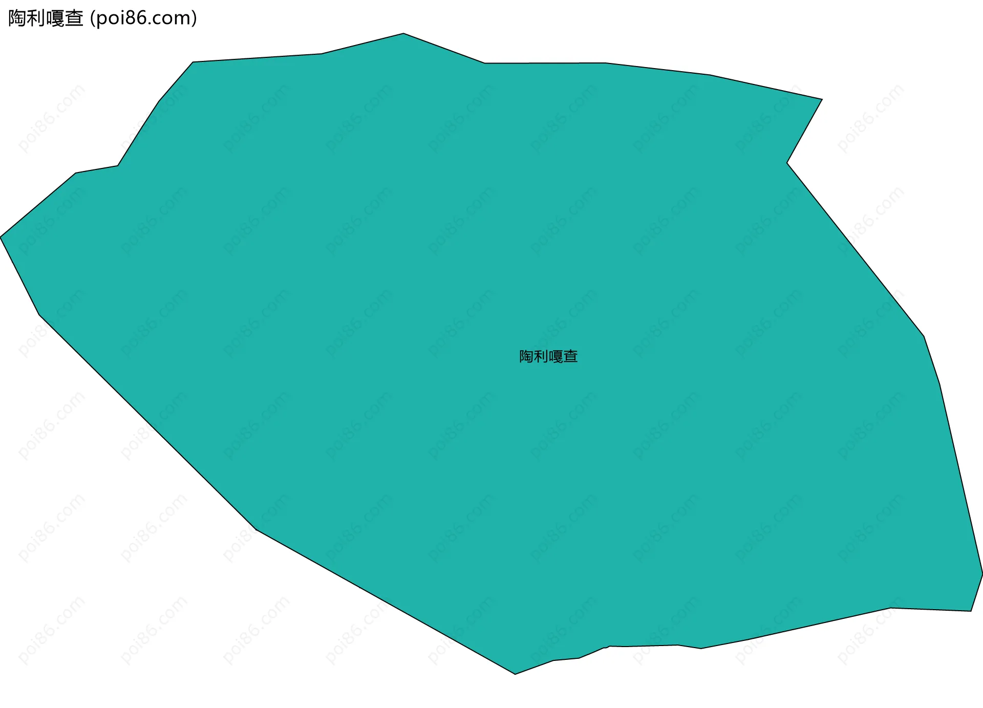 陶利嘎查边界地图
