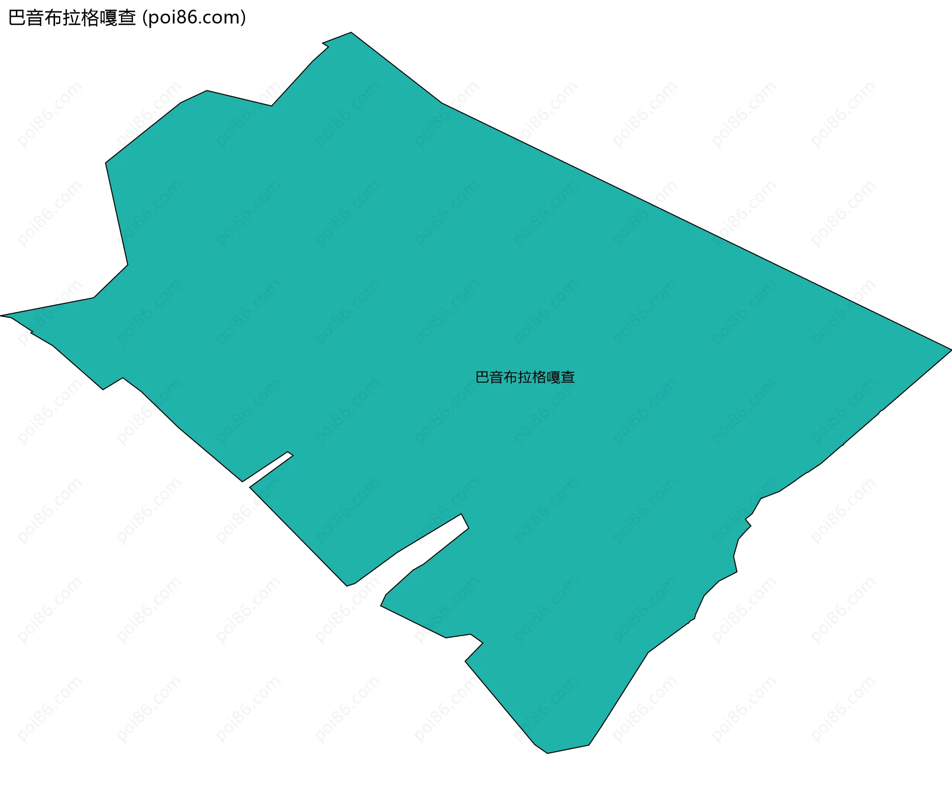 巴音布拉格嘎查边界地图