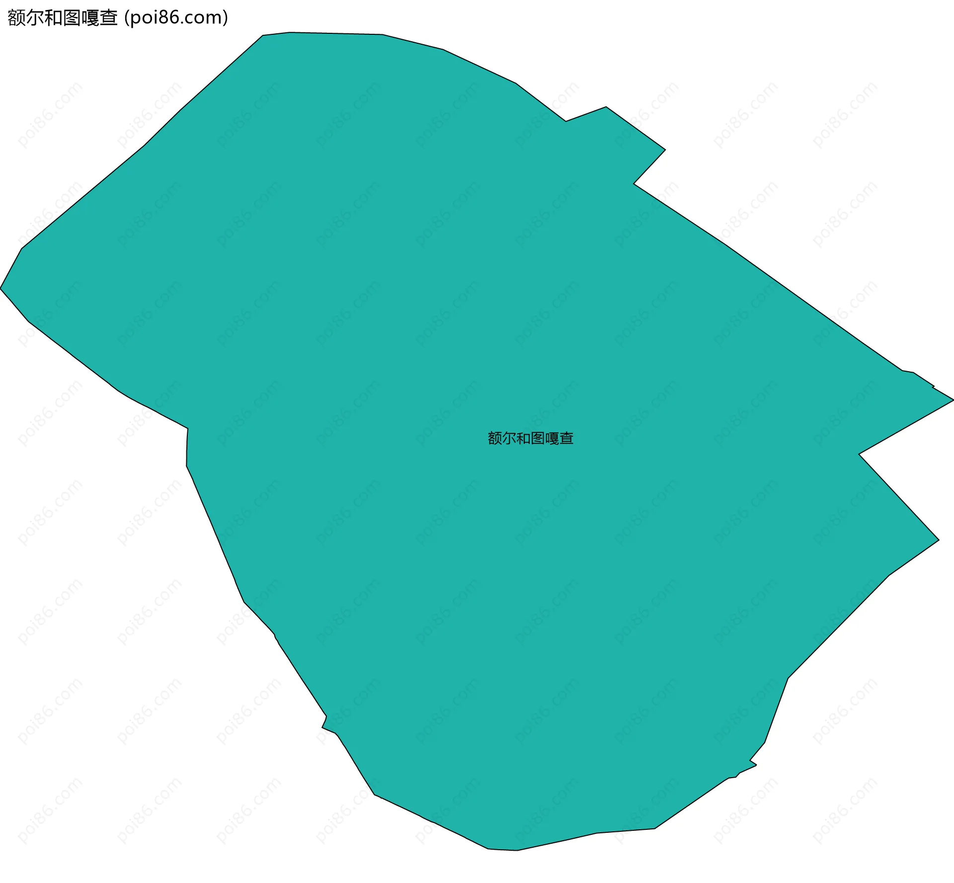 额尔和图嘎查边界地图
