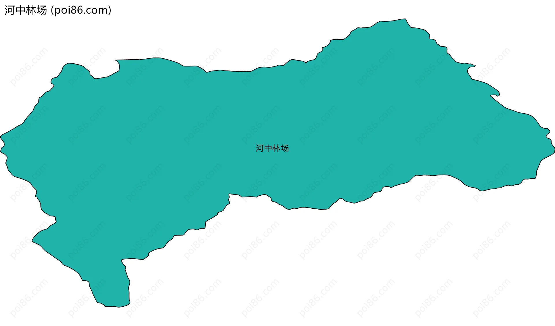 河中林场边界地图