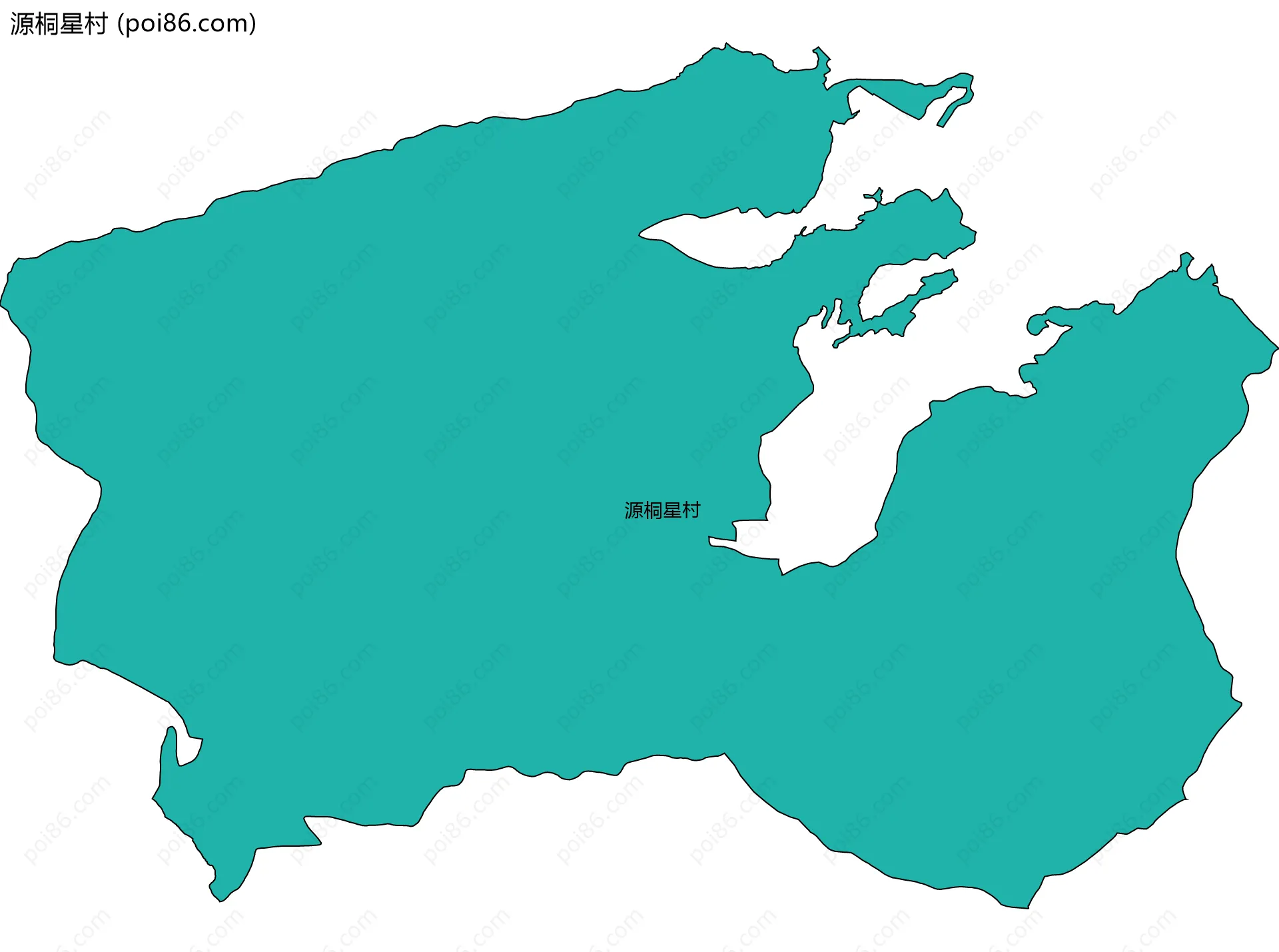 源桐星村边界地图
