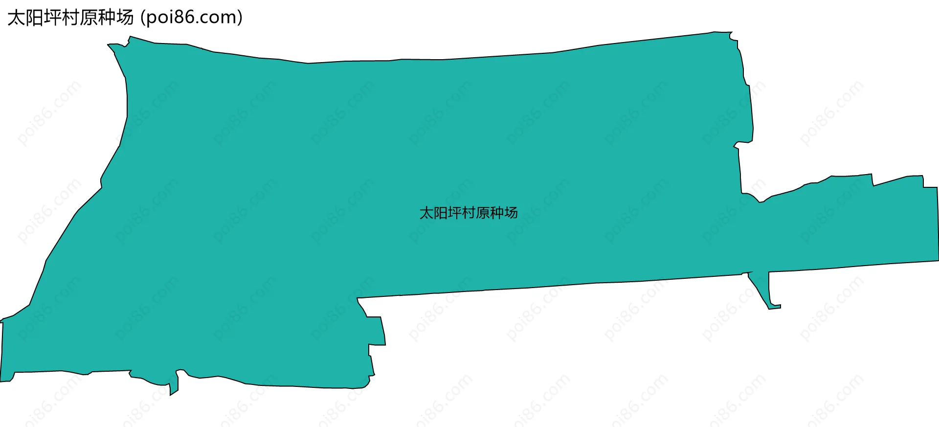 太阳坪村原种场边界地图