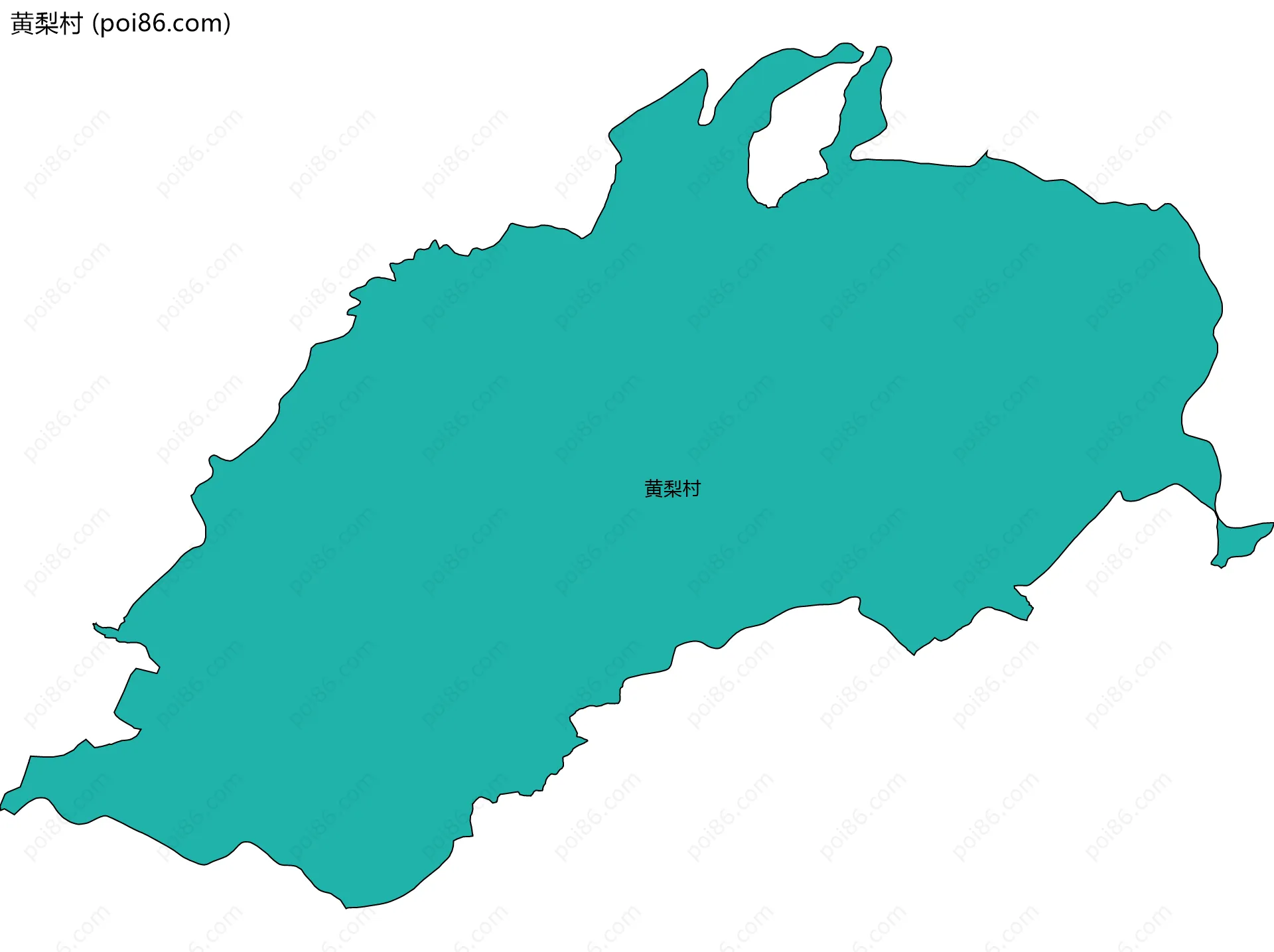 黄梨村边界地图
