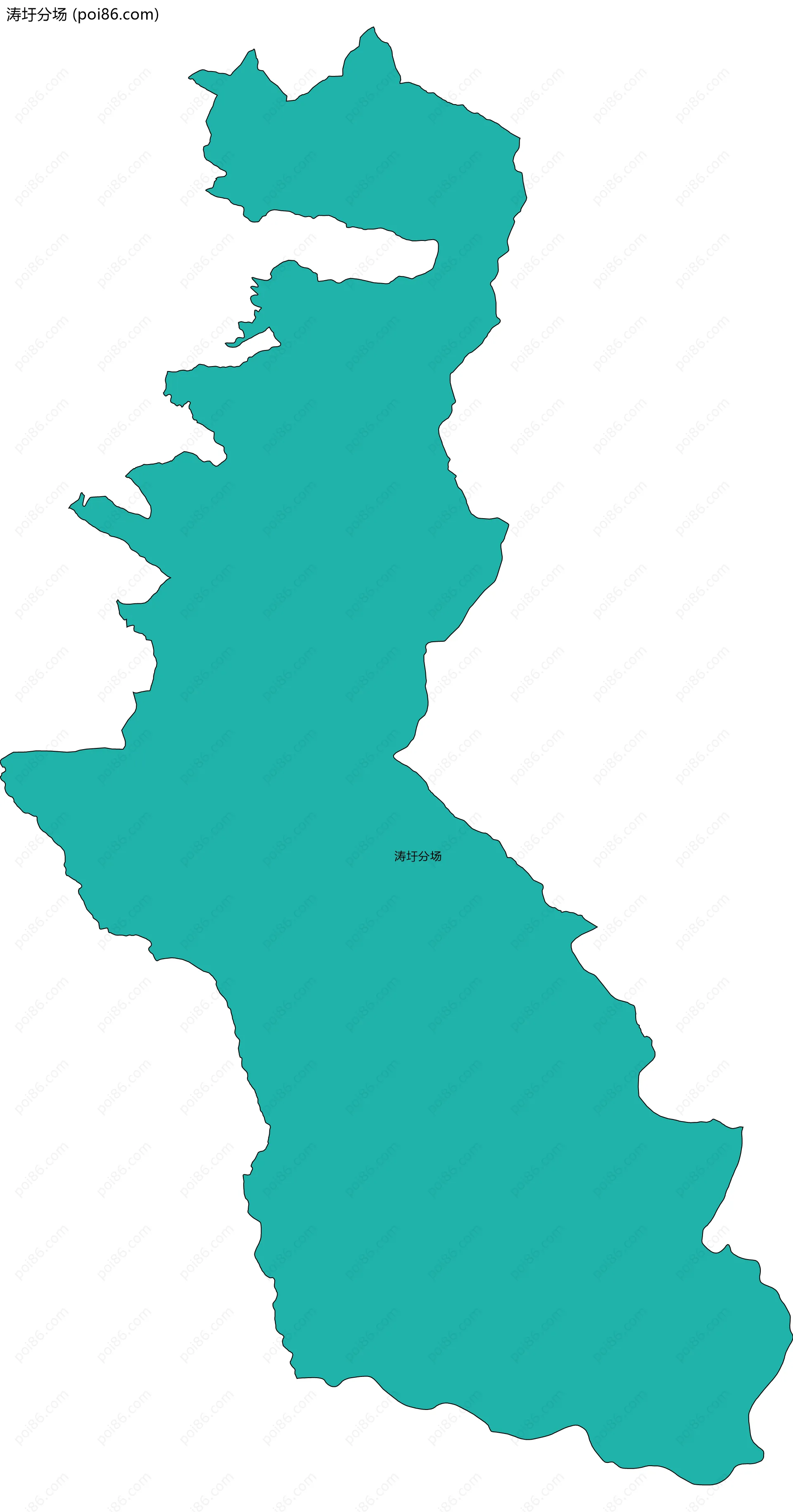 涛圩分场边界地图