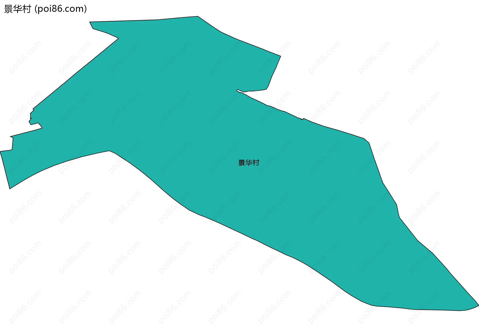 景华村边界地图