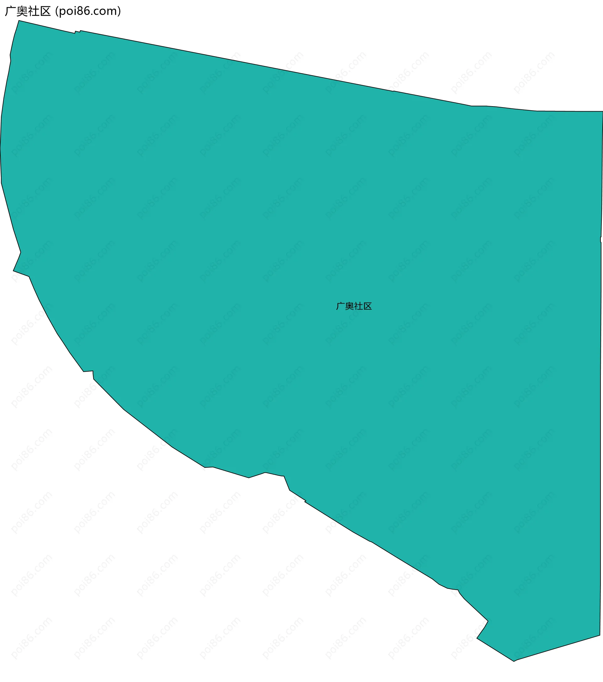 广奥社区边界地图