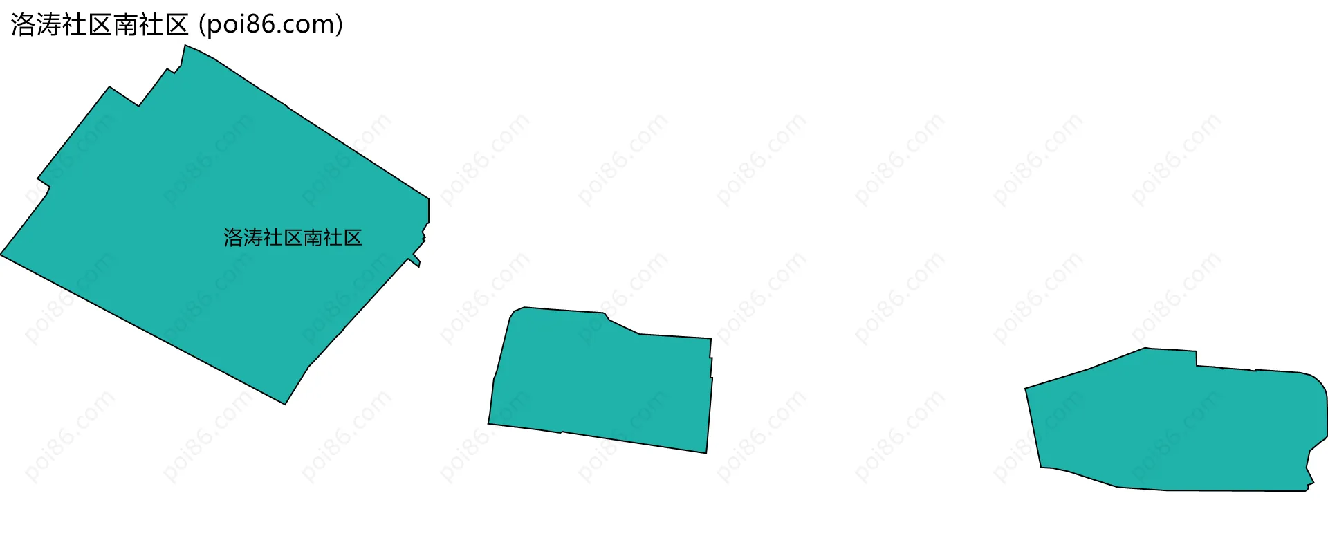 洛涛社区南社区边界地图