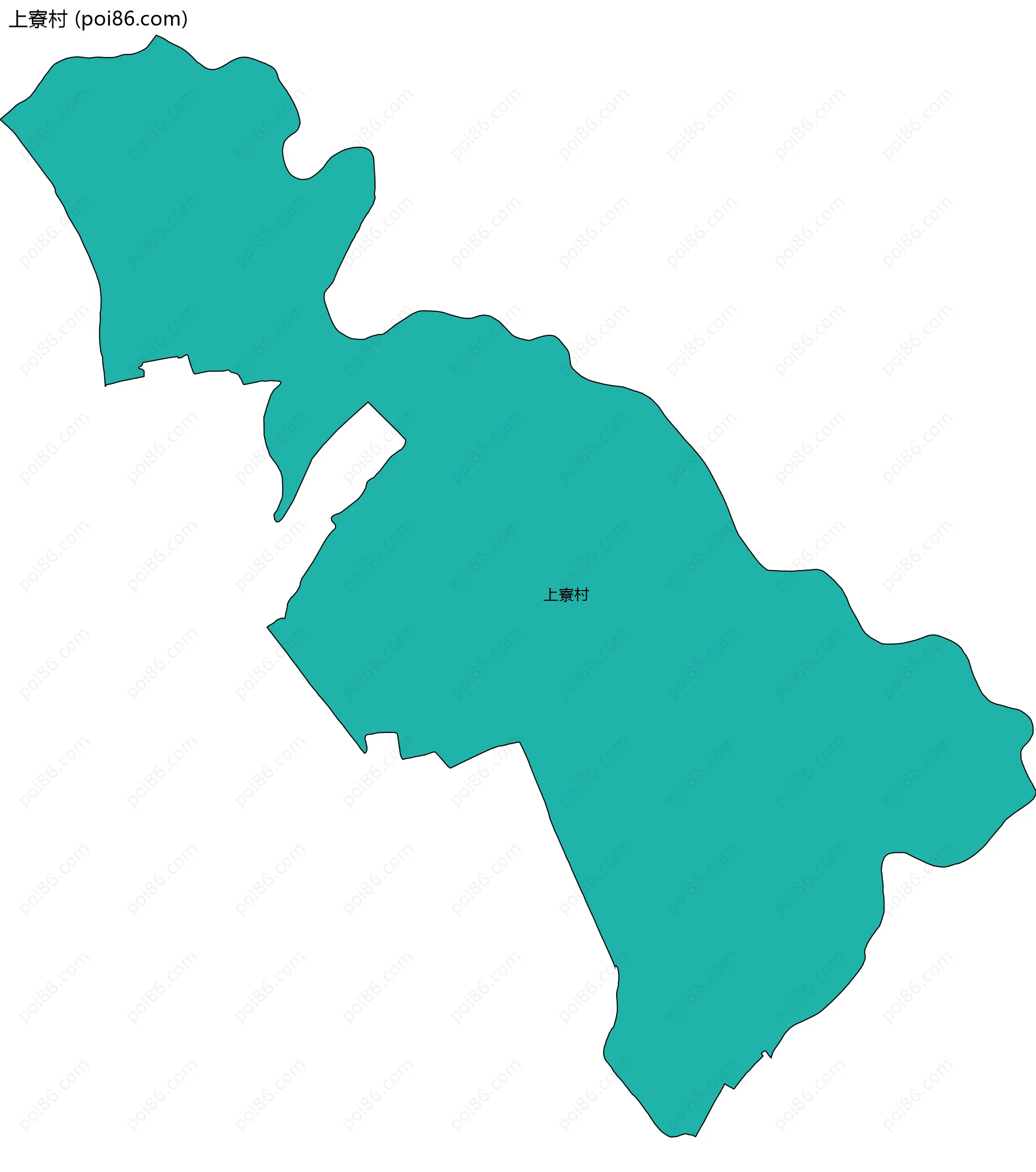 上寮村边界地图