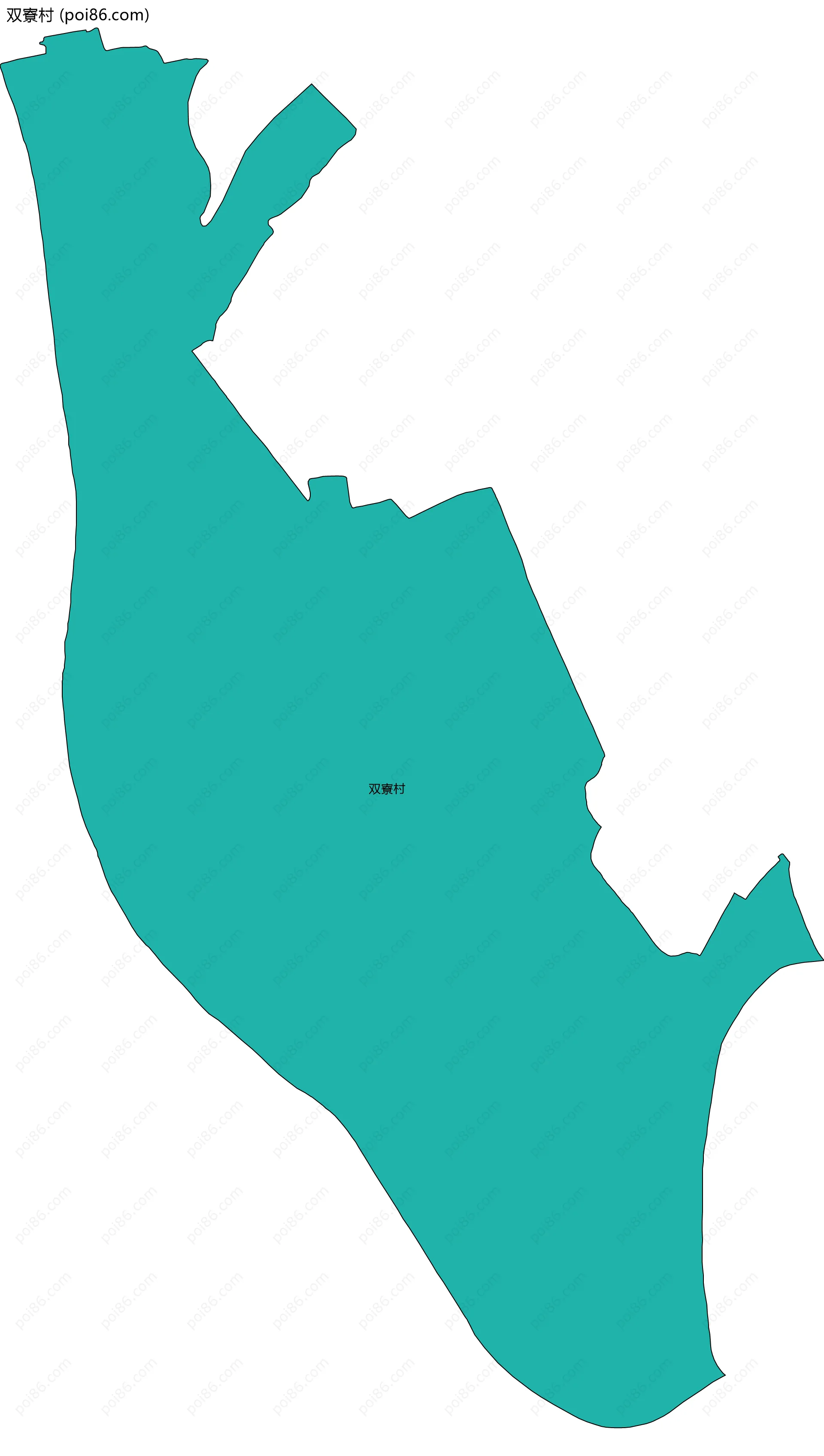 双寮村边界地图