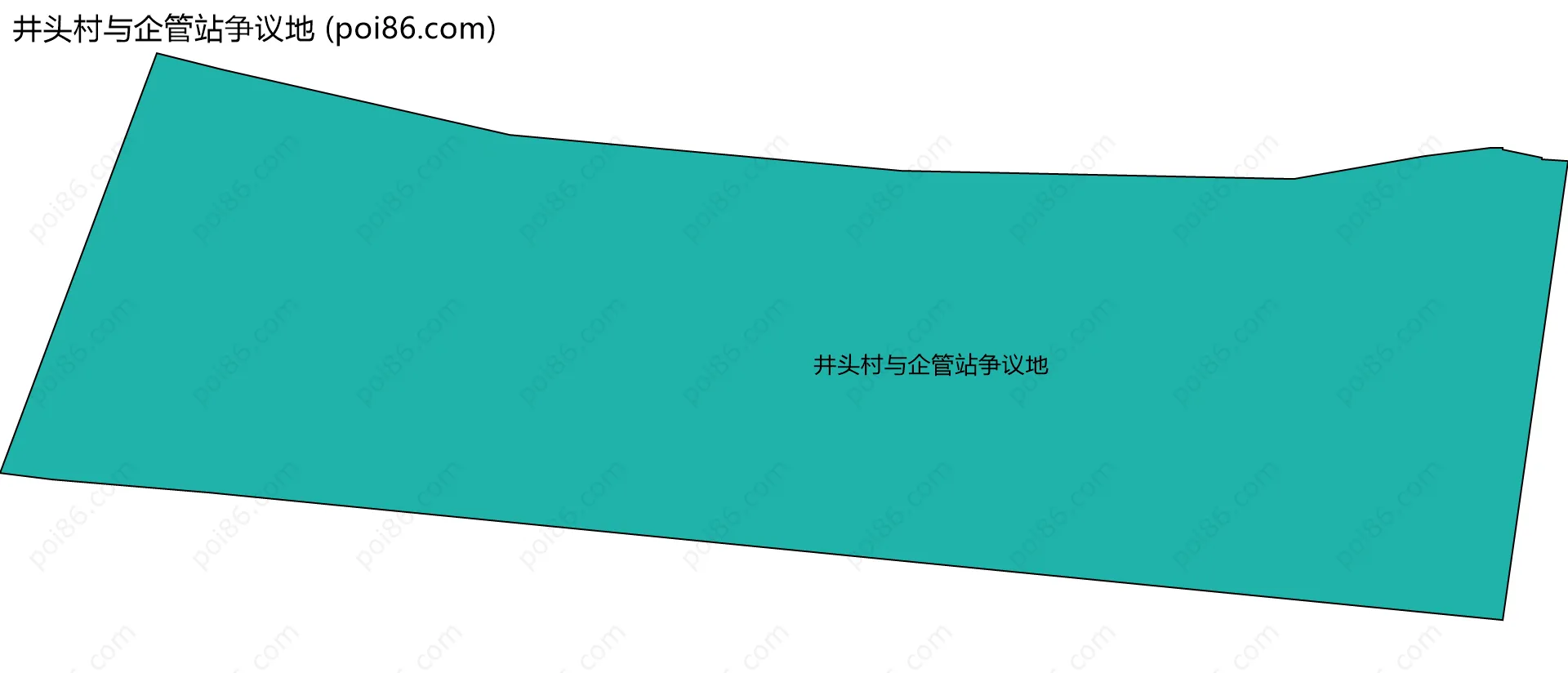 井头村与企管站争议地边界地图