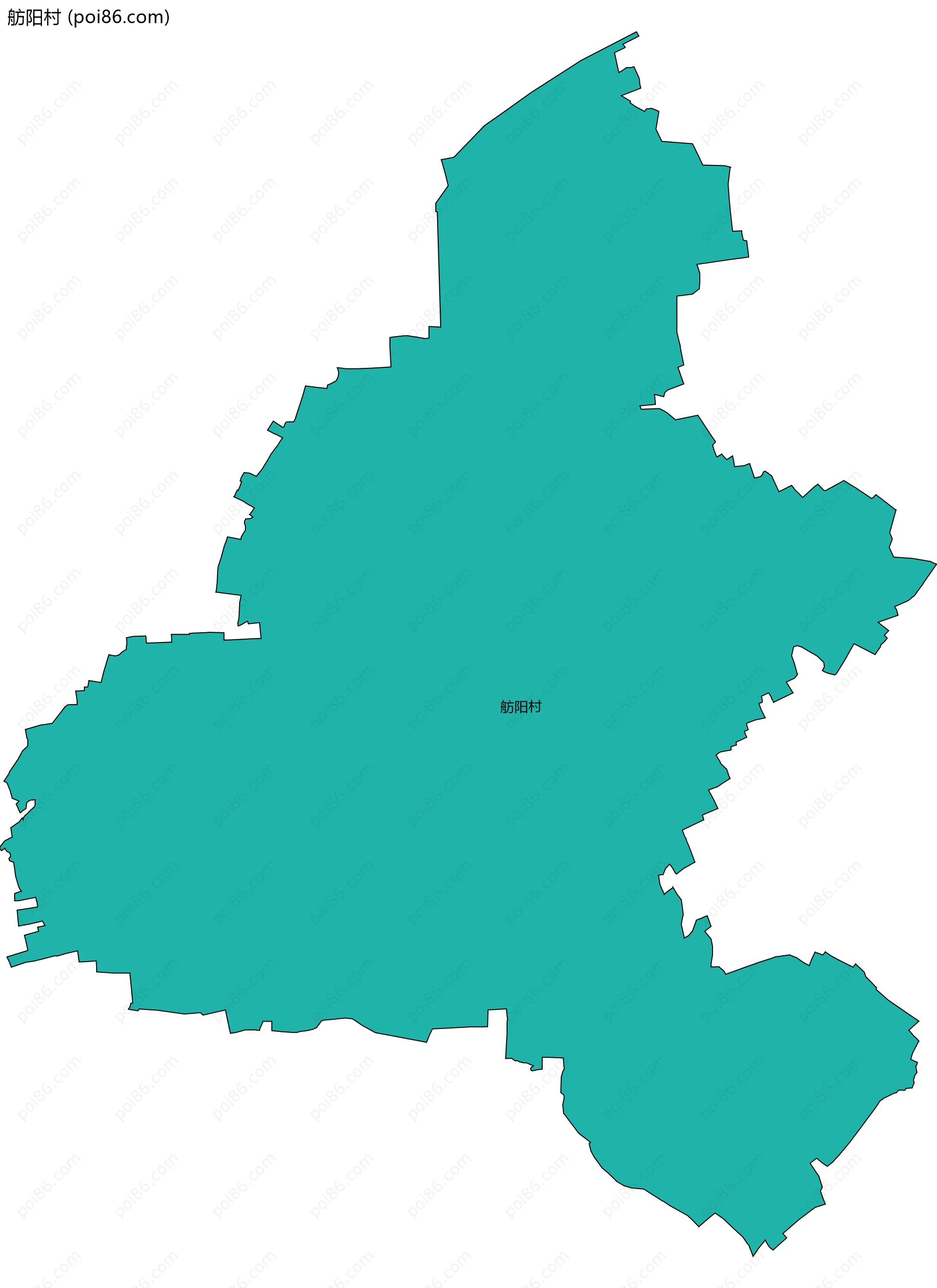 舫阳村边界地图