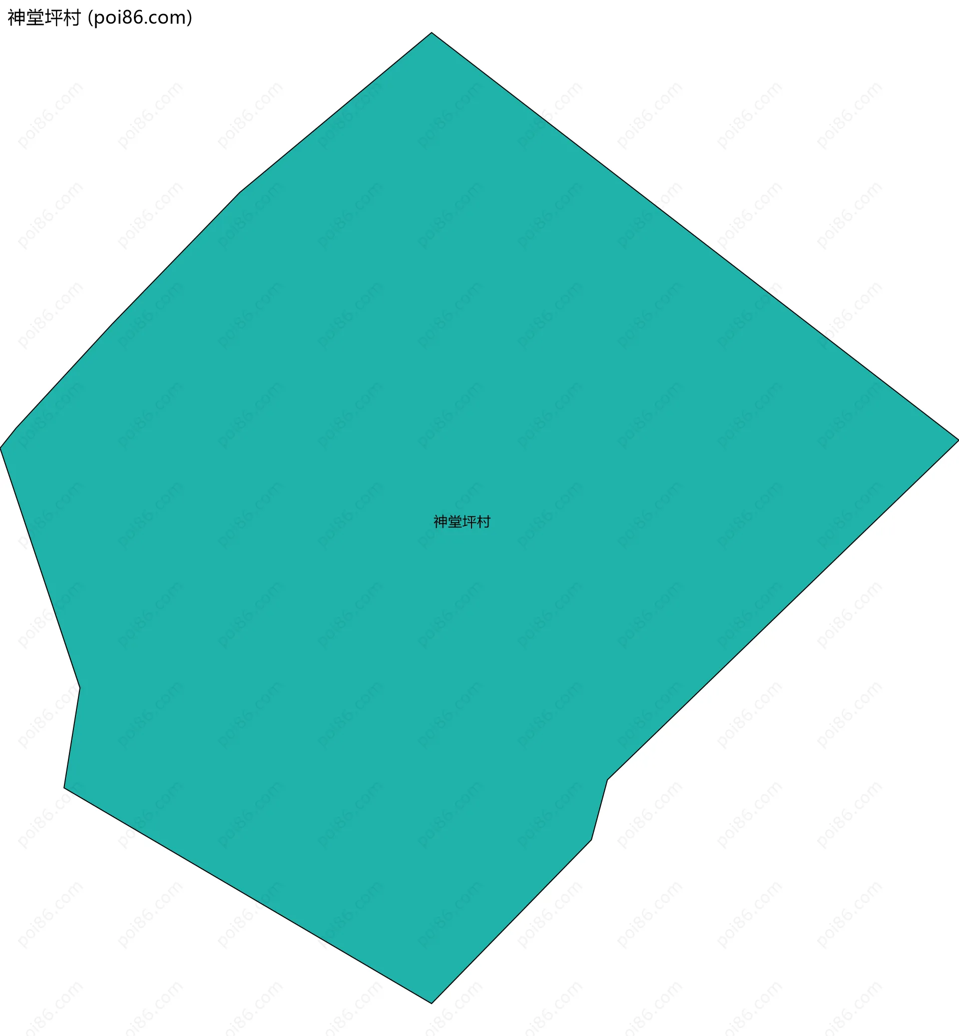 神堂坪村边界地图