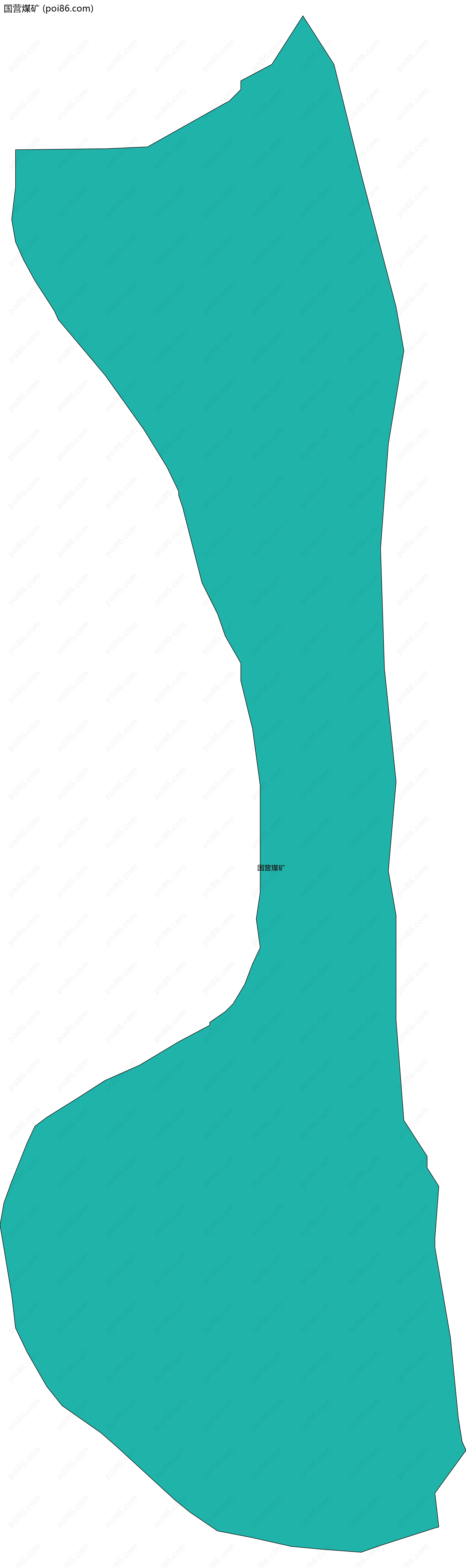 国营煤矿边界地图
