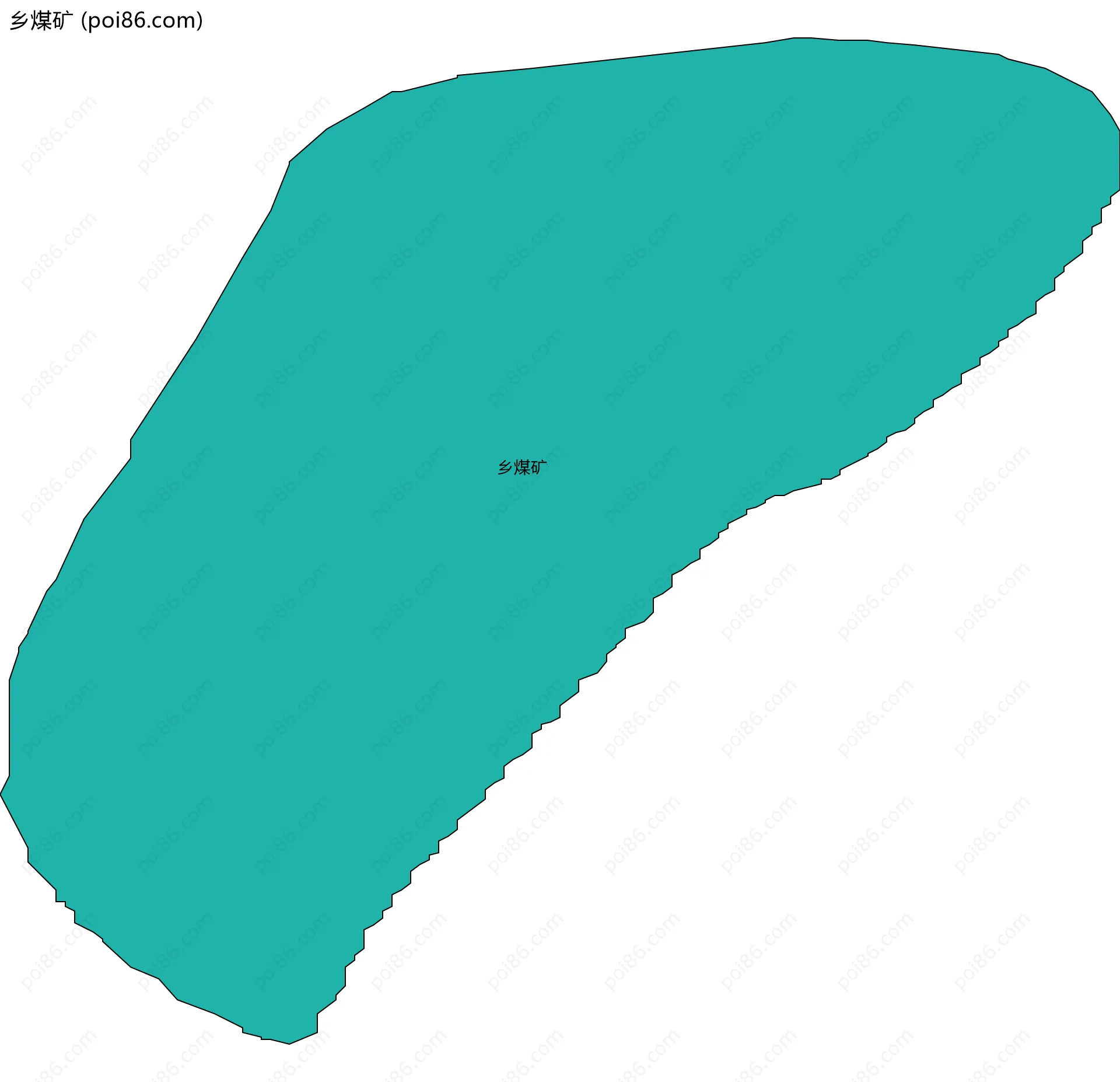 乡煤矿边界地图