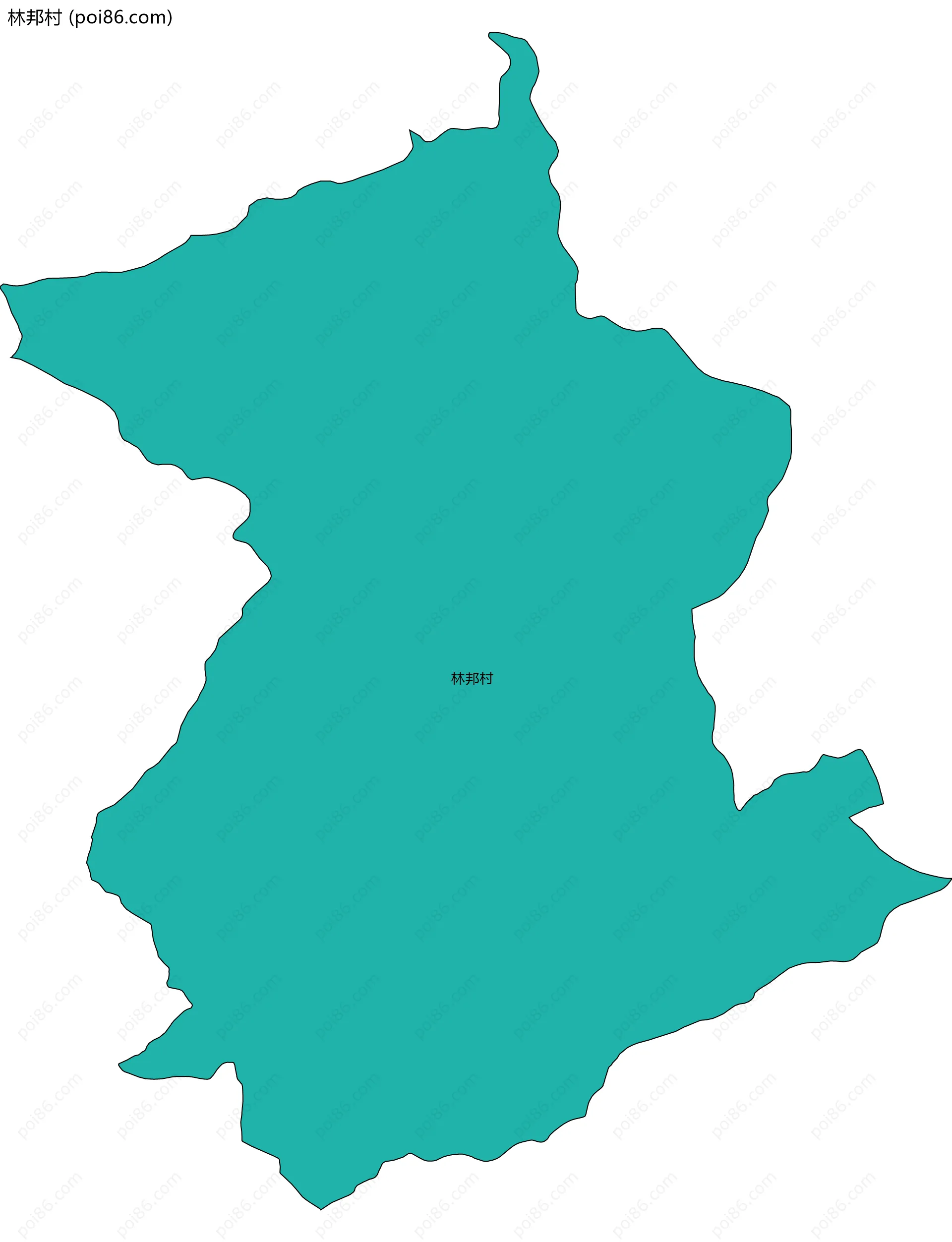 林邦村边界地图