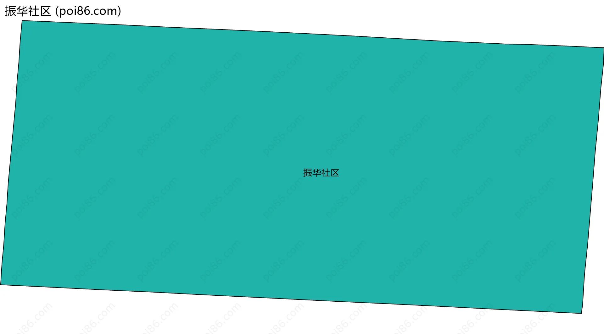 振华社区边界地图