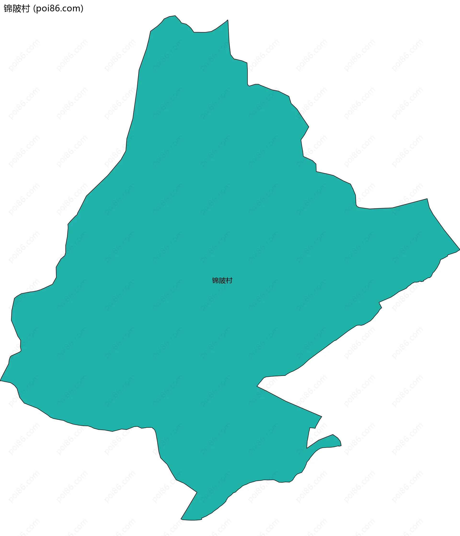 锦陂村边界地图