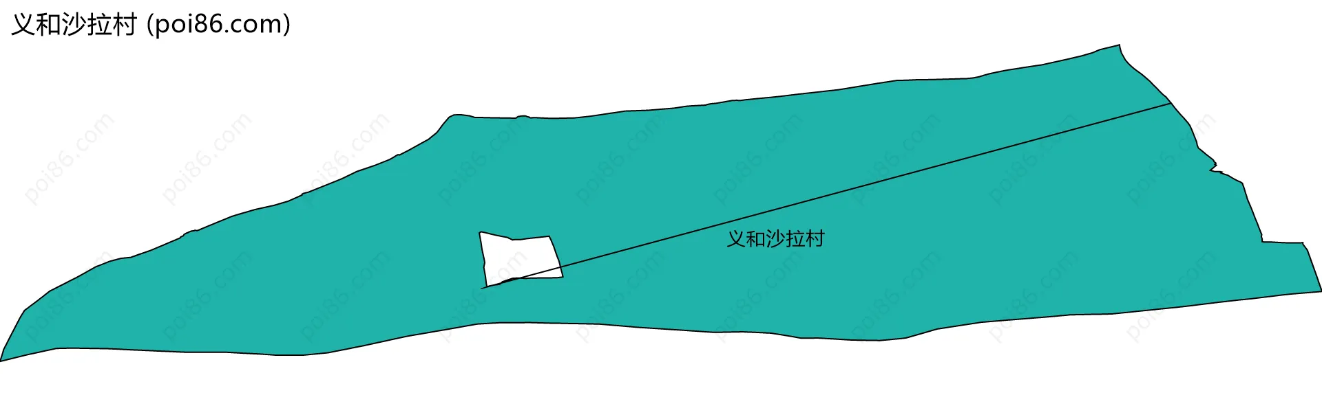 义和沙拉村边界地图
