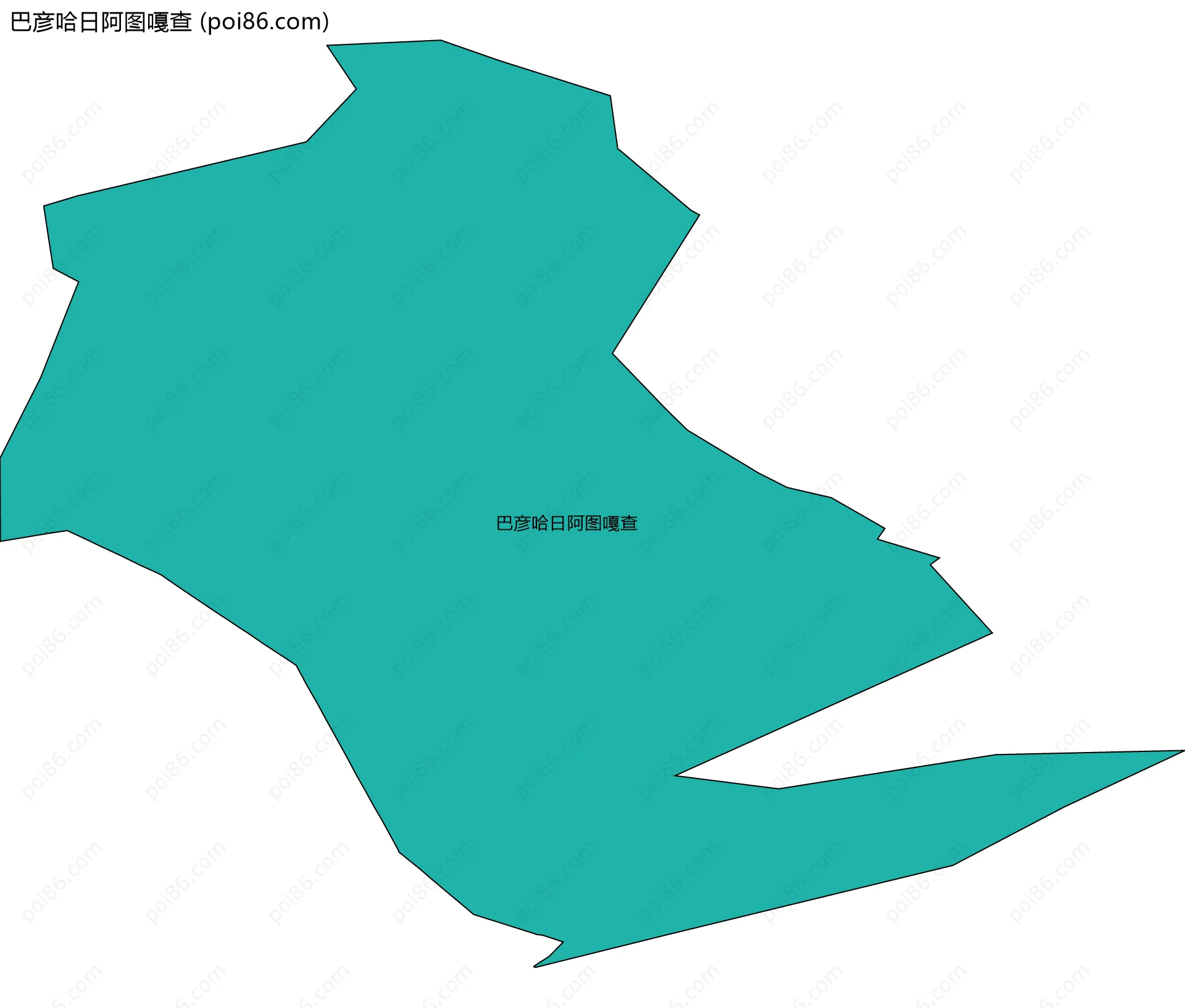 巴彦哈日阿图嘎查边界地图