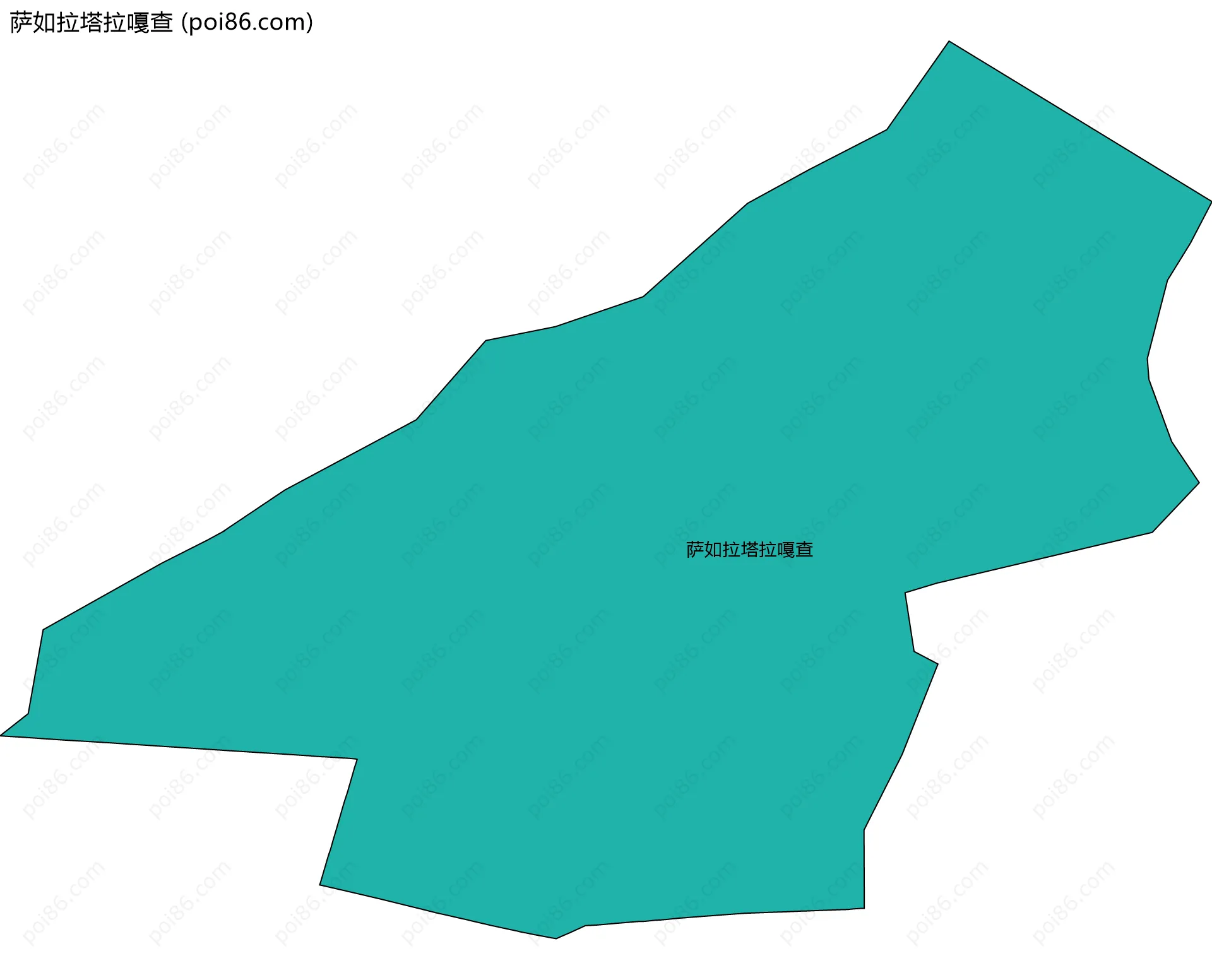 萨如拉塔拉嘎查边界地图