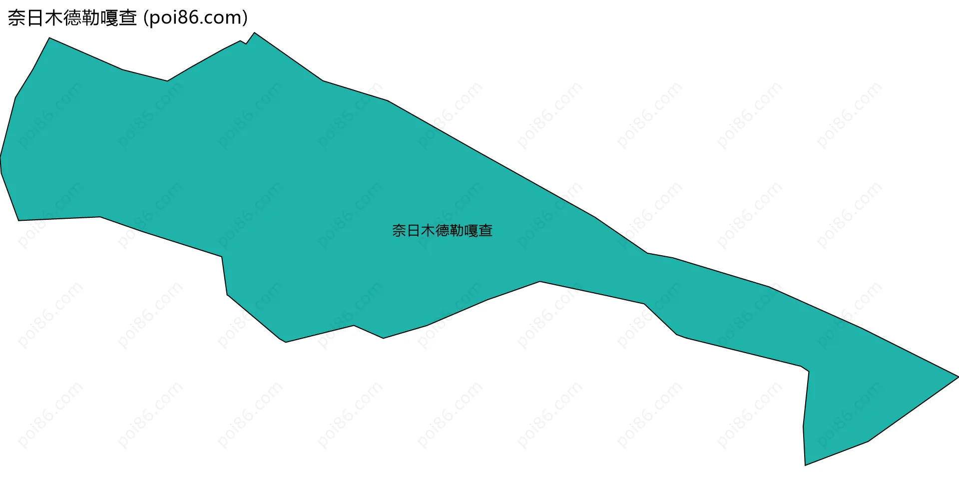 奈日木德勒嘎查边界地图