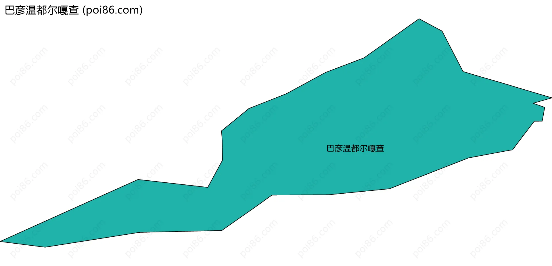 巴彦温都尔嘎查边界地图