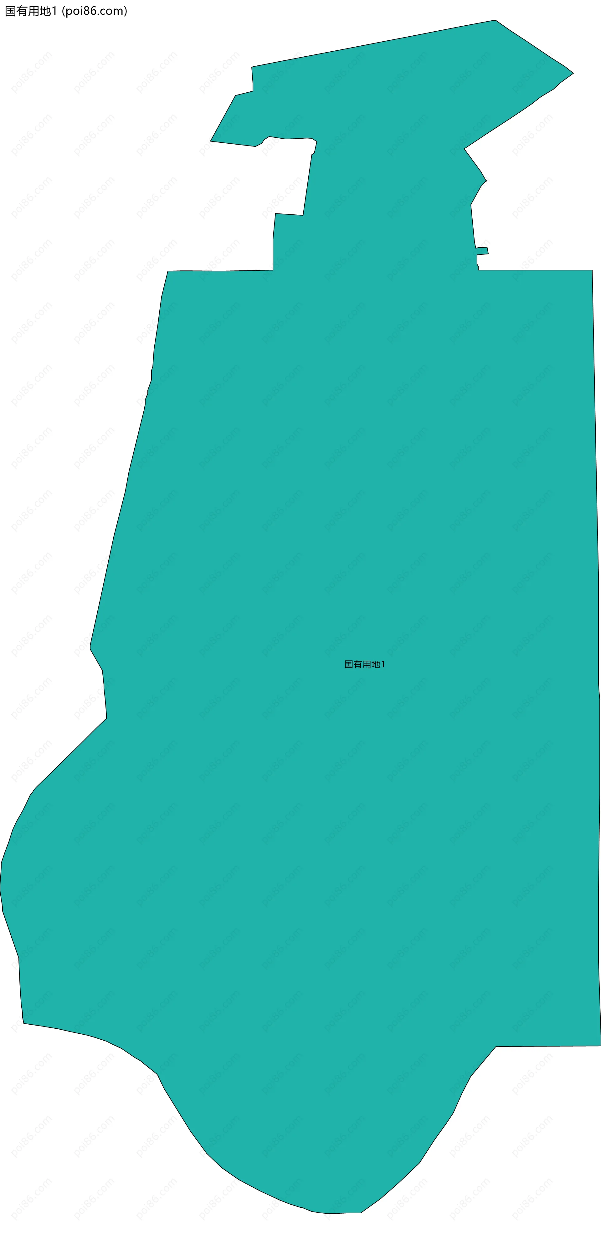 国有用地1边界地图