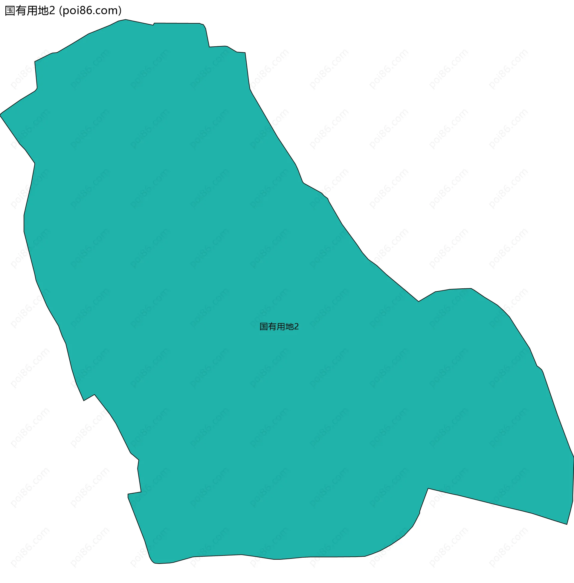 国有用地2边界地图