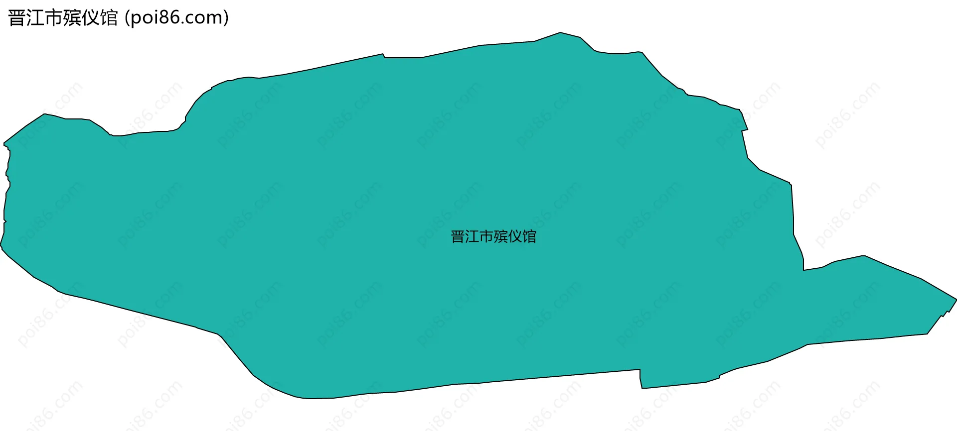 晋江市殡仪馆边界地图